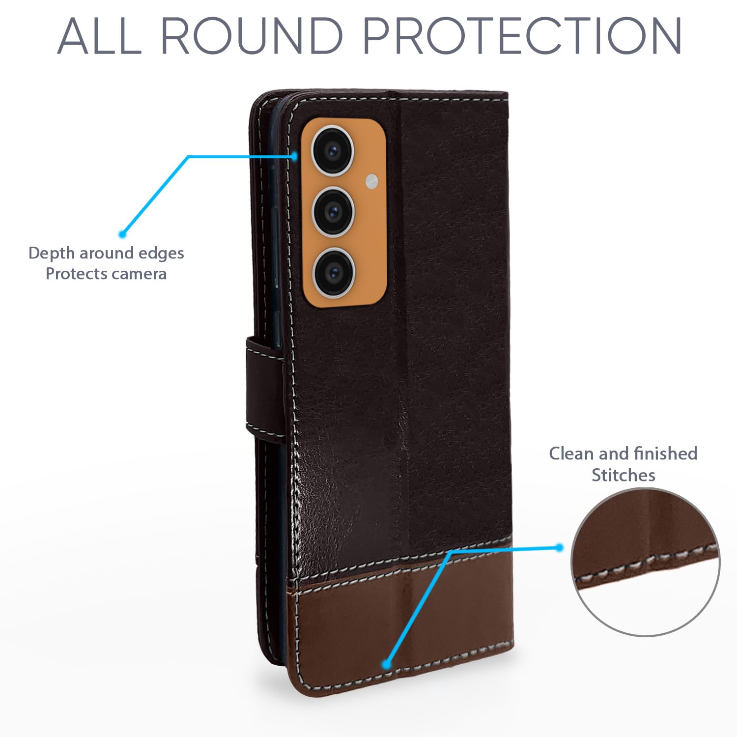 Pikkme Samsung S23 FE 5G coffee mobile flip cover – photo 4