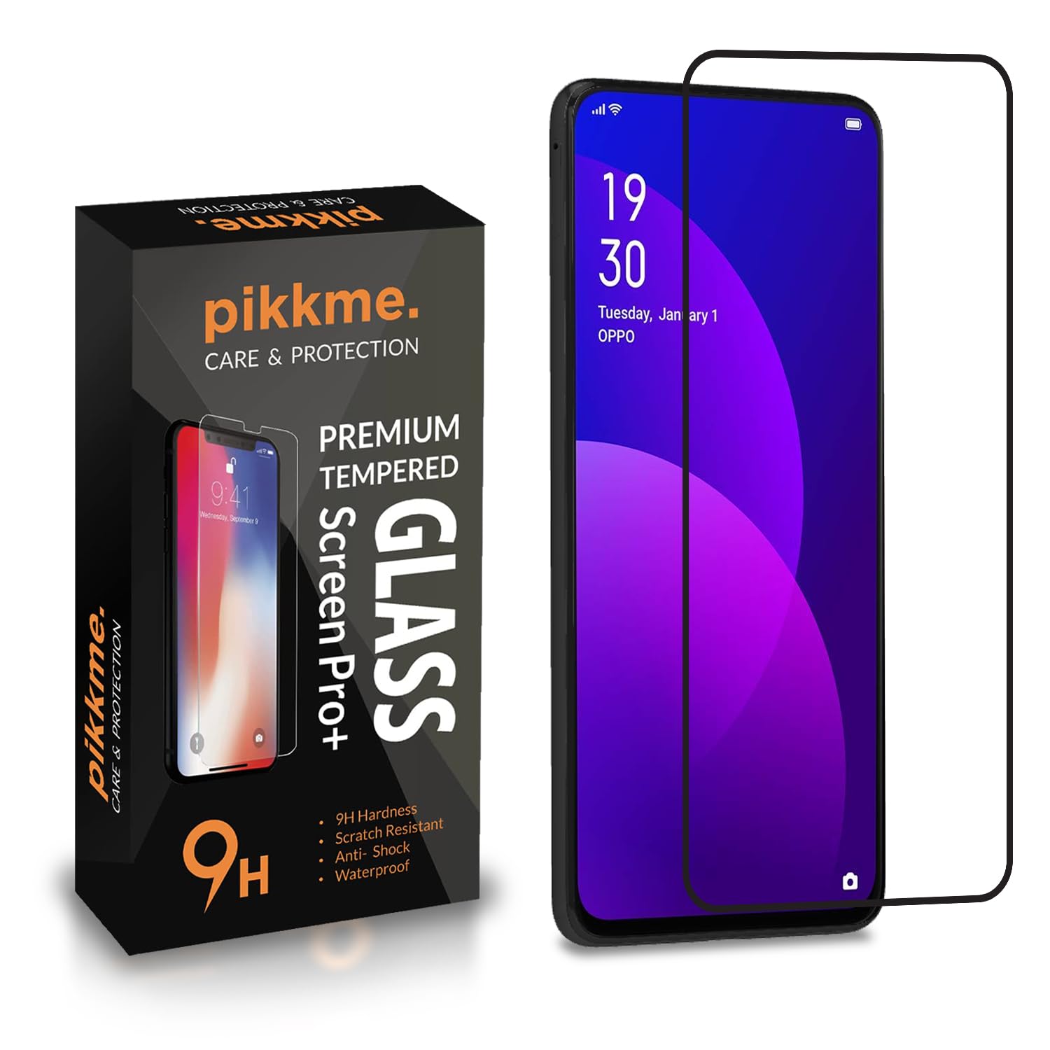 Pikkme Oppo F11 Tempered Glass