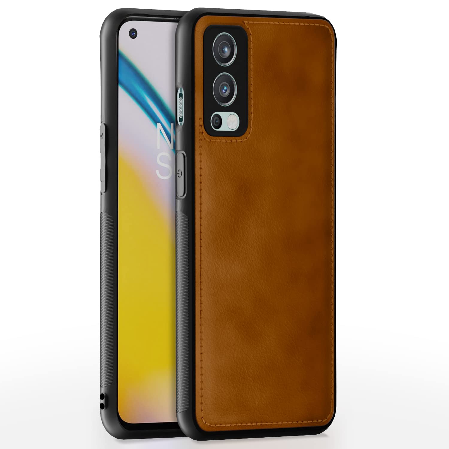 Pikkme brown mobile back cover for OnePlus Nord 2 5G