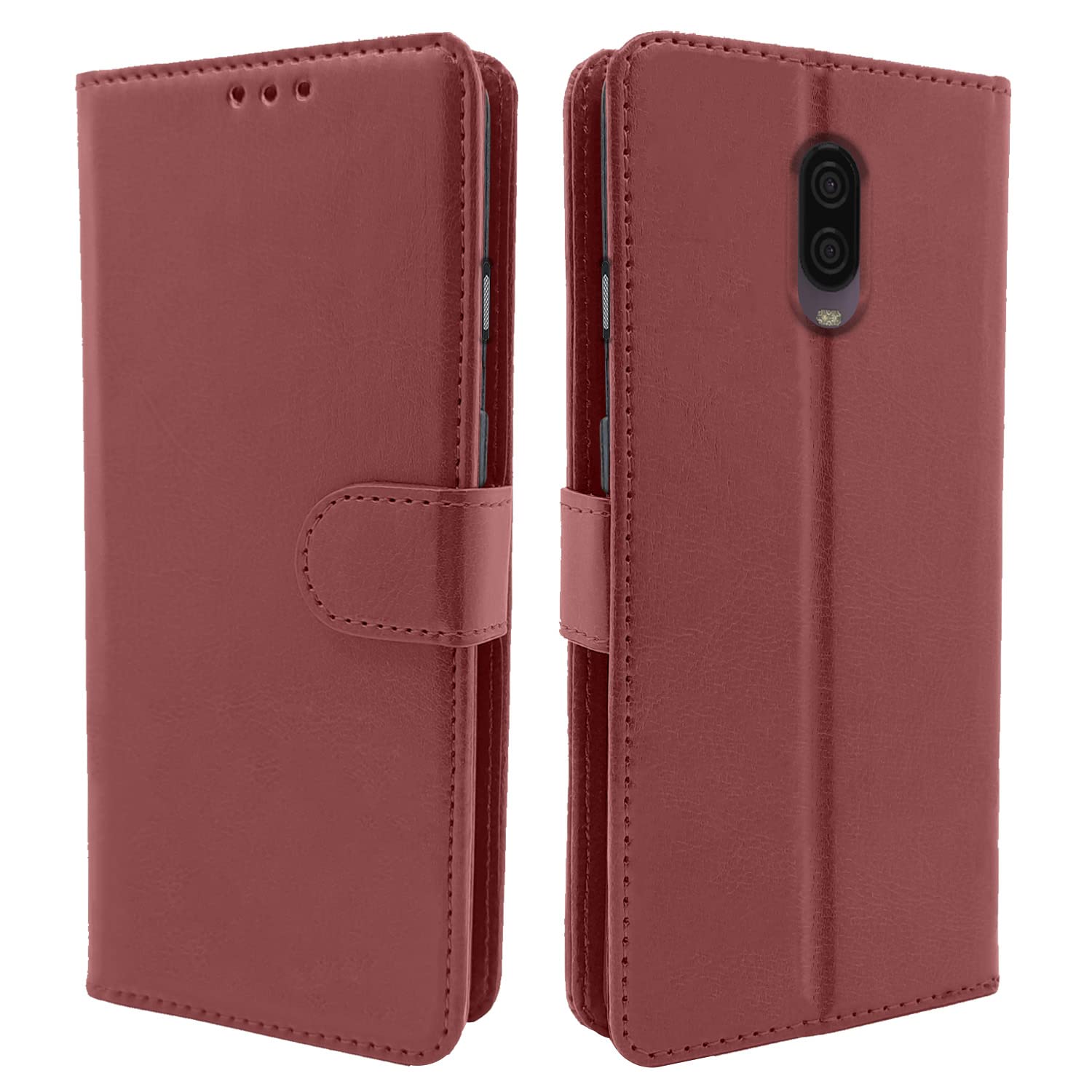 Pikkme OnePlus 6T Vintage Flip Cover | Brown