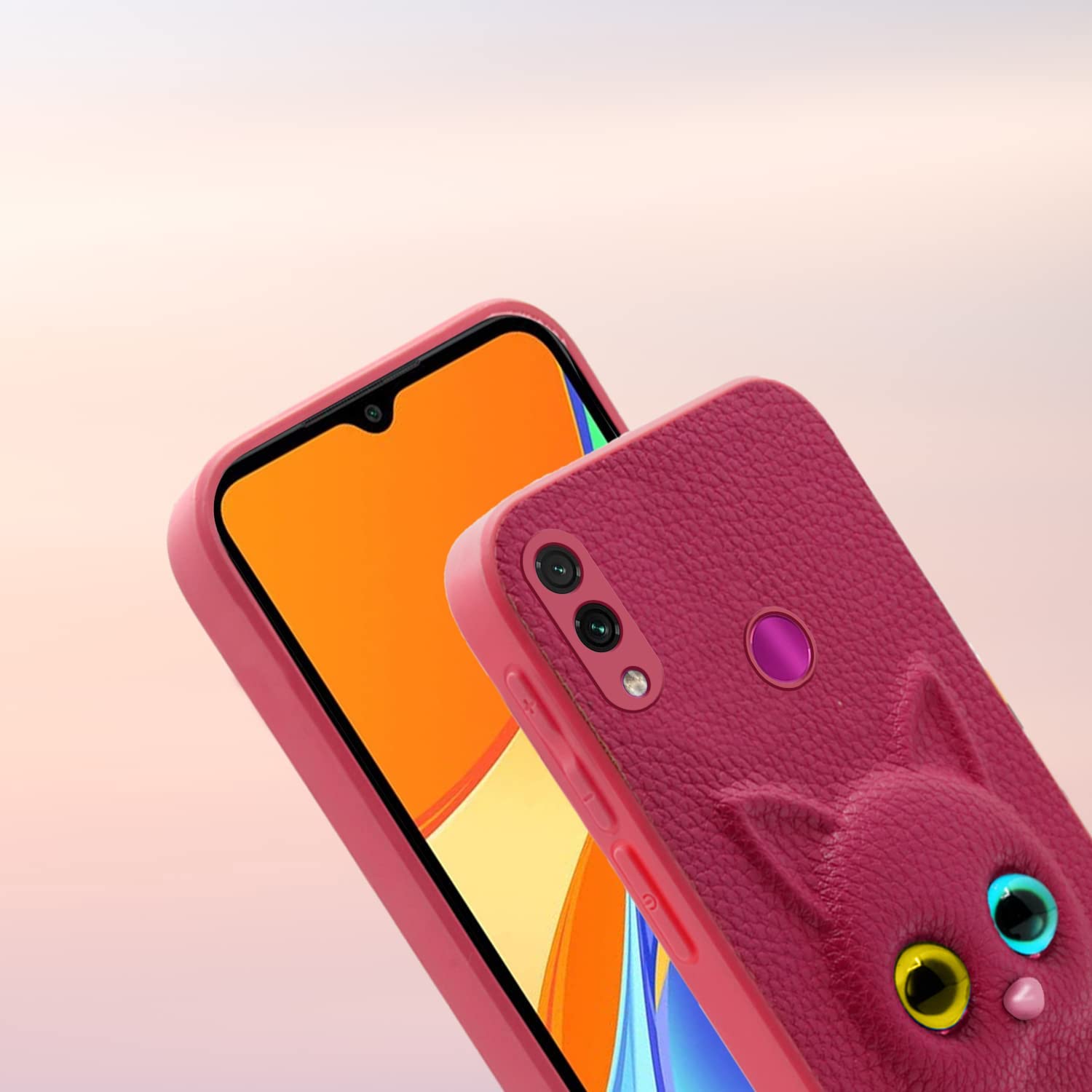 Pikkme Mi Redmi Note 7 / Note 7 Pro / Note 7s Cat Case | Pink