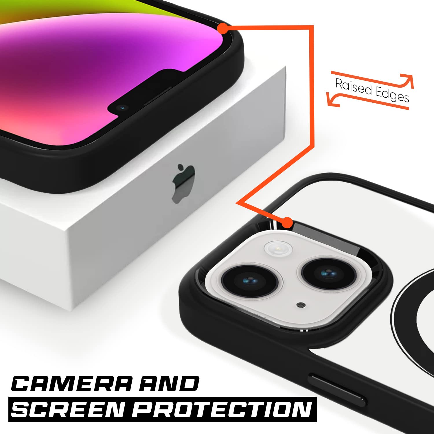 Pikkme iPhone 14 Magsafe Back Case (Black)