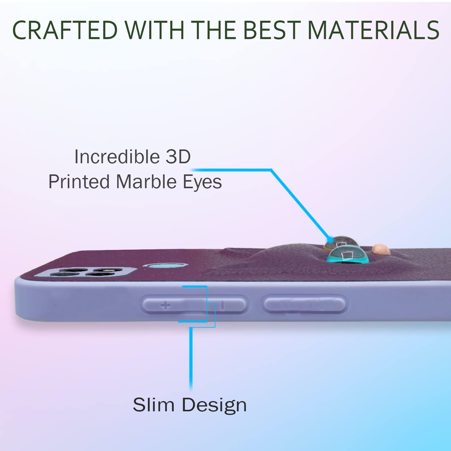 Pikkme Oppo A15 / A15s Cat Case | Purple