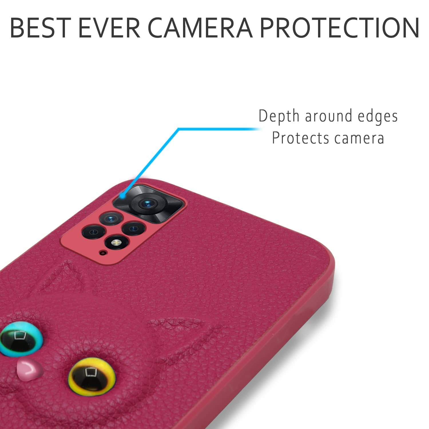 Pink mobile cover for Redmi Note 11/Note 11s – Pikkme – photo 5