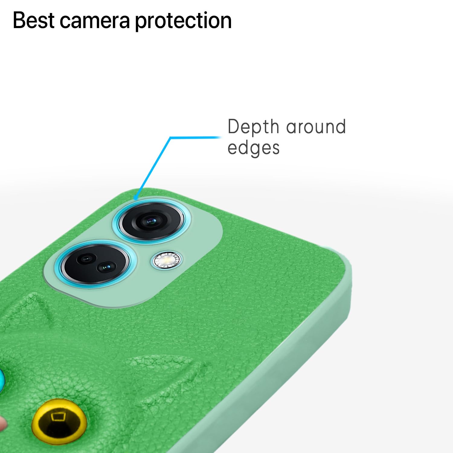 Pikkme OnePlus Nord Ce 3 5G Kitty Back Cover (Green)