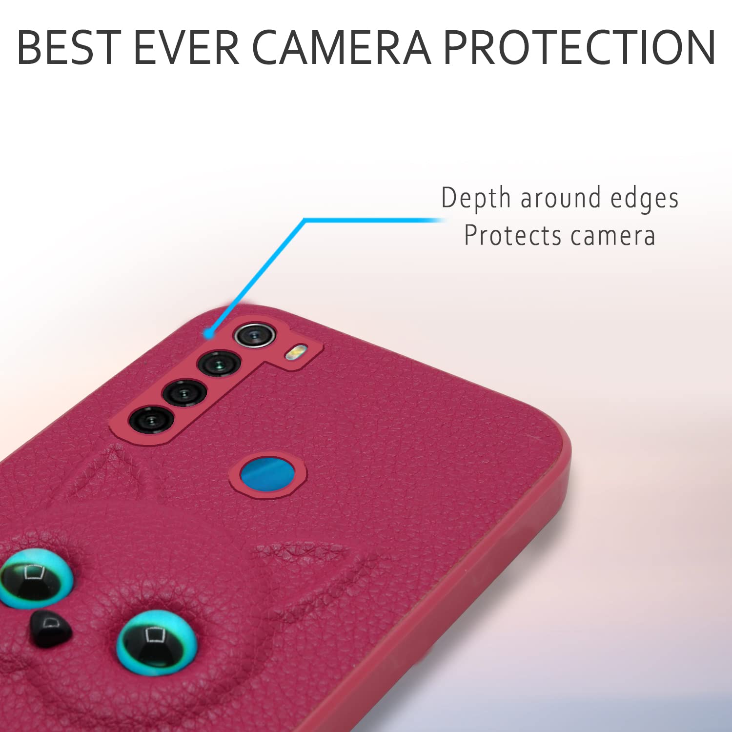 Pikkme Mi Redmi Note 8 Cat Case | Pink