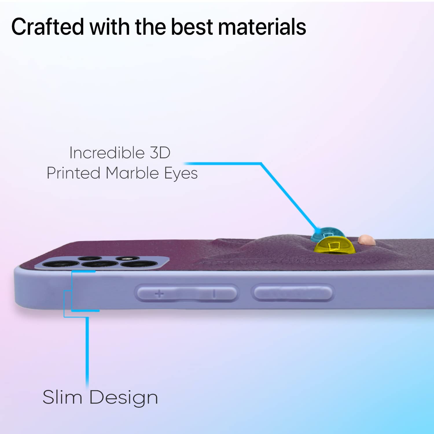 Pikkme Samsung Galaxy A53 5G Cat Case | Purple