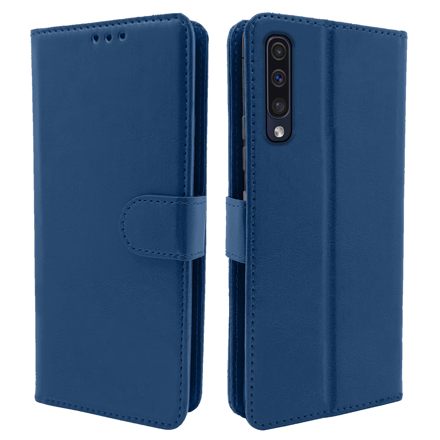 Pikkme Samsung Galaxy A7 2018 Vintage Flip Cover | Blue