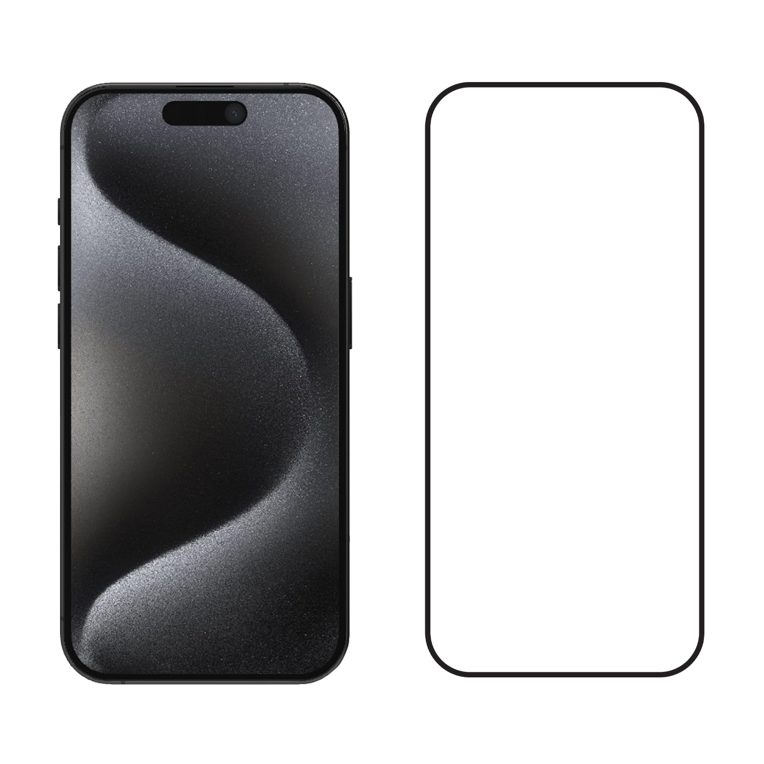 Pikkme iPhone 15 Pro Tempered Glass