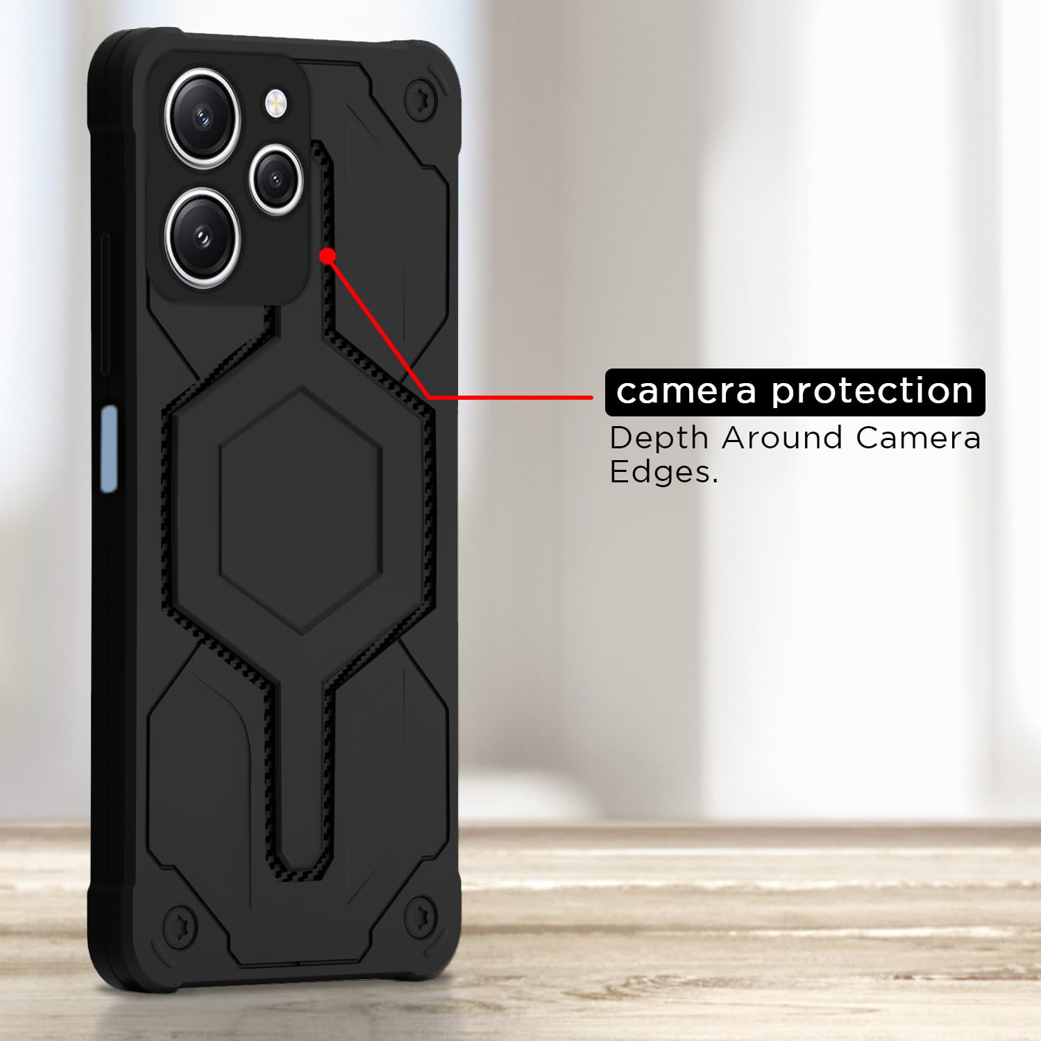 Pikkme Rugged Armed Back Cover