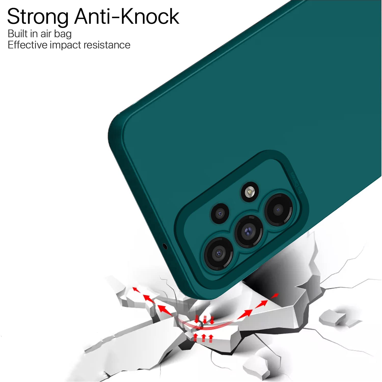 Pikkme Samsung Galaxy A13 4G LIquid Silicone Back Cover | Green