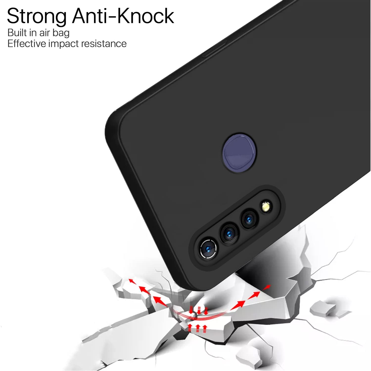 Vivo Z1 Pro back cover in black by Pikkme – photo 4