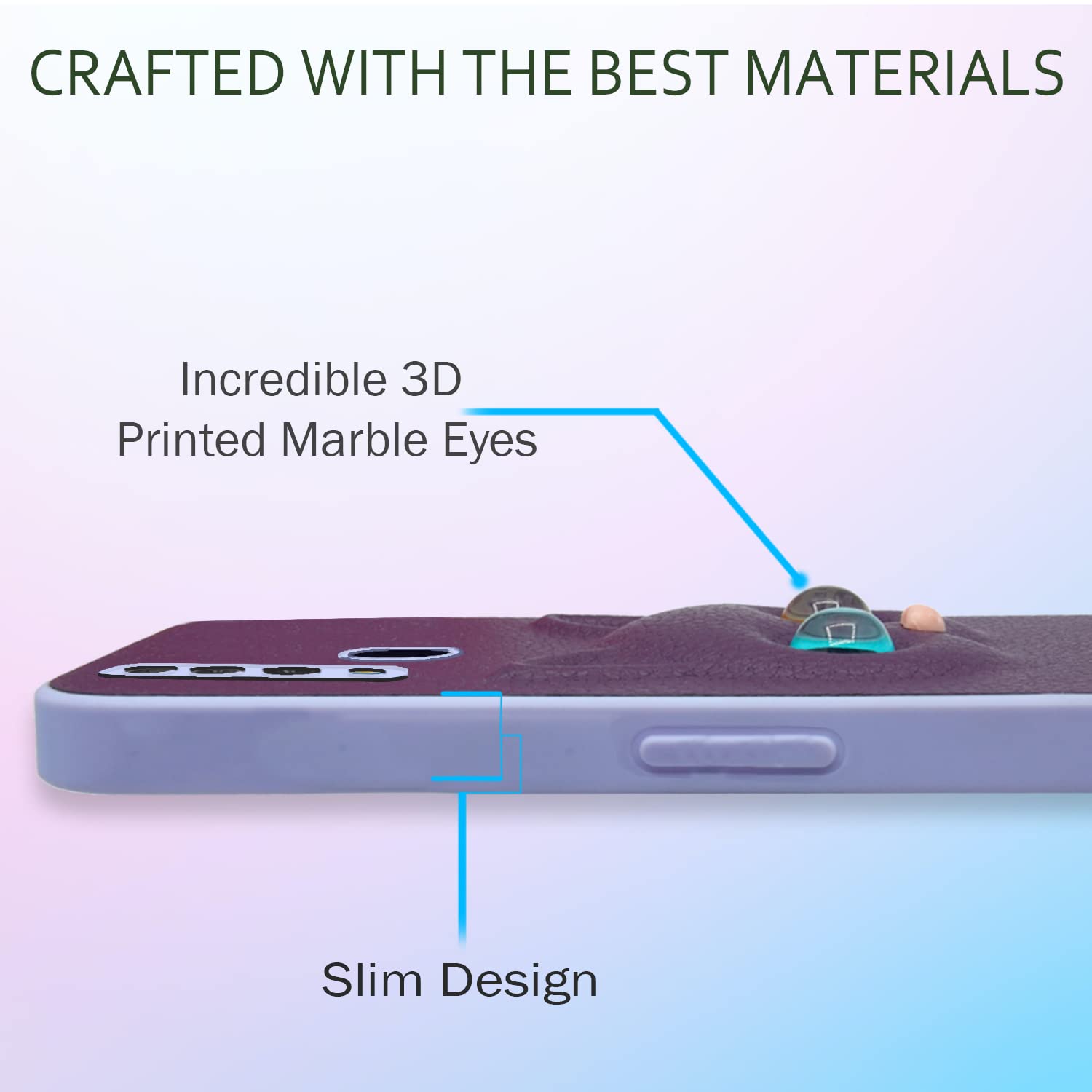 Pikkme Oppo A31 Cat purple mobile cover – photo 3
