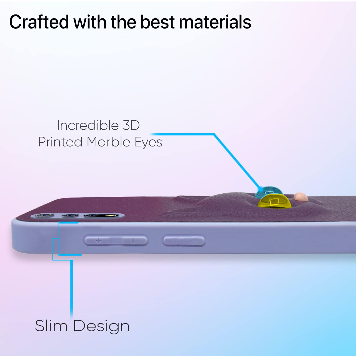 Pikkme Vivo S1 Cat Case | Purple