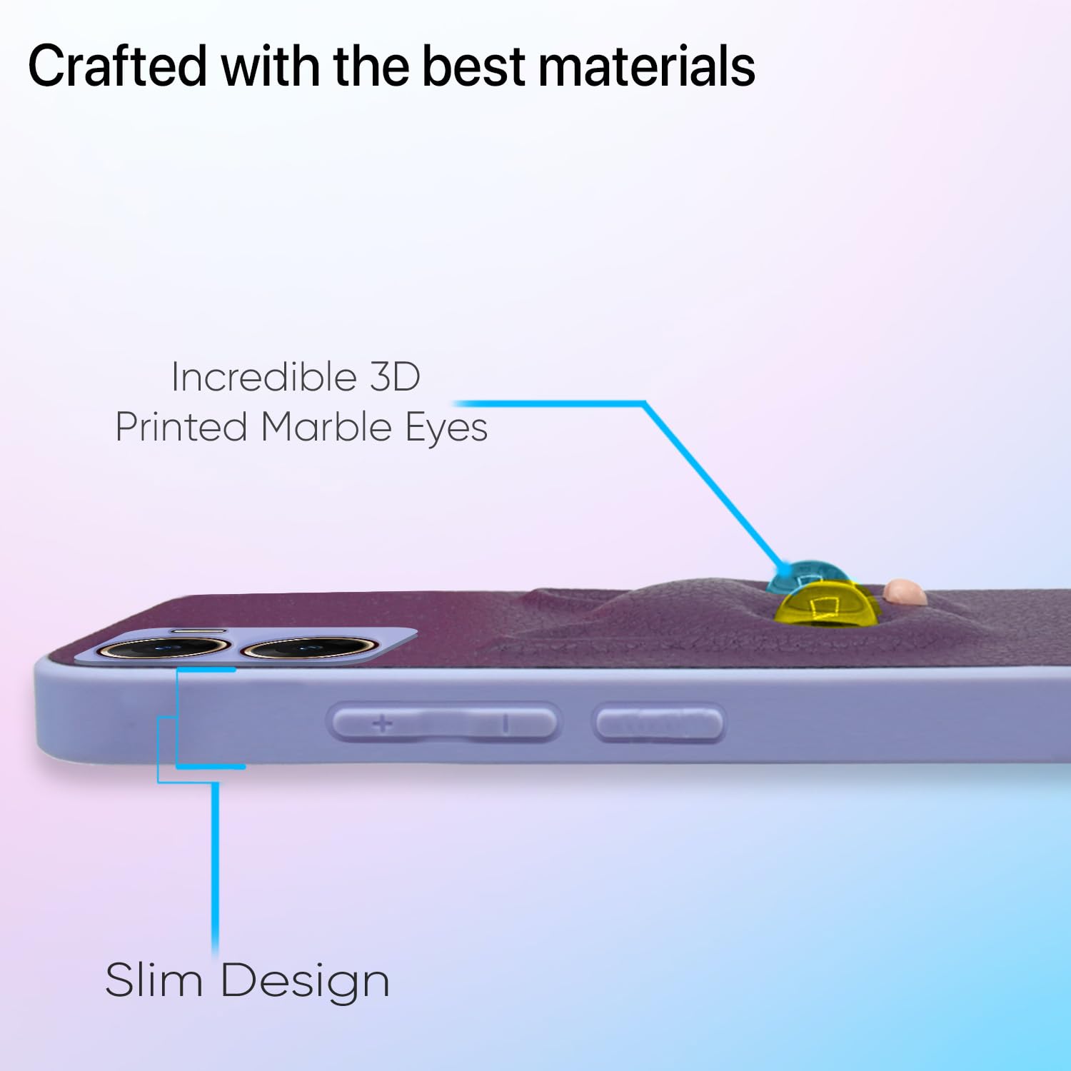 Pikkme Vivo V29e 5G Kitty Back Cover (Purple)