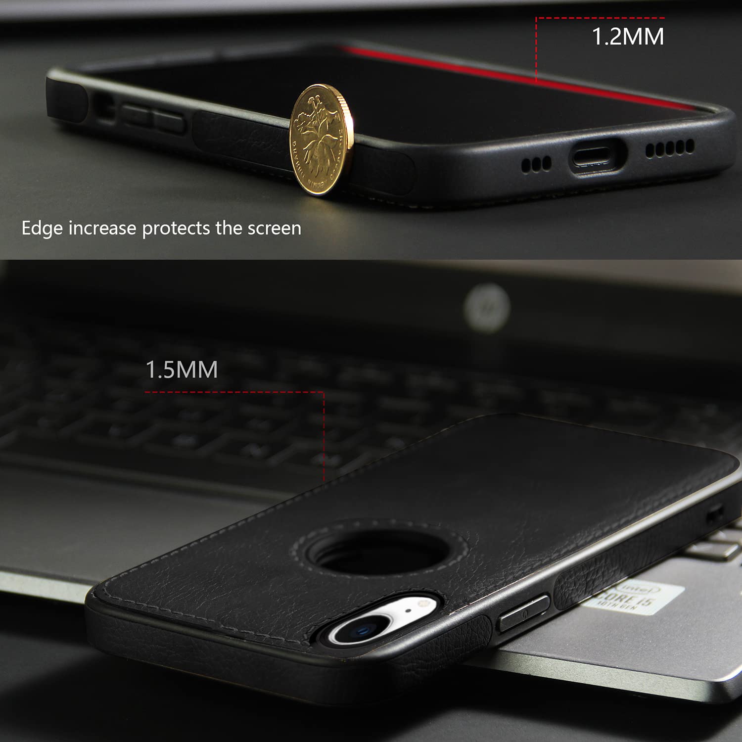 Pikkme iPhone XR Flexible Pu Flexible Pu Leather Cover (Black)