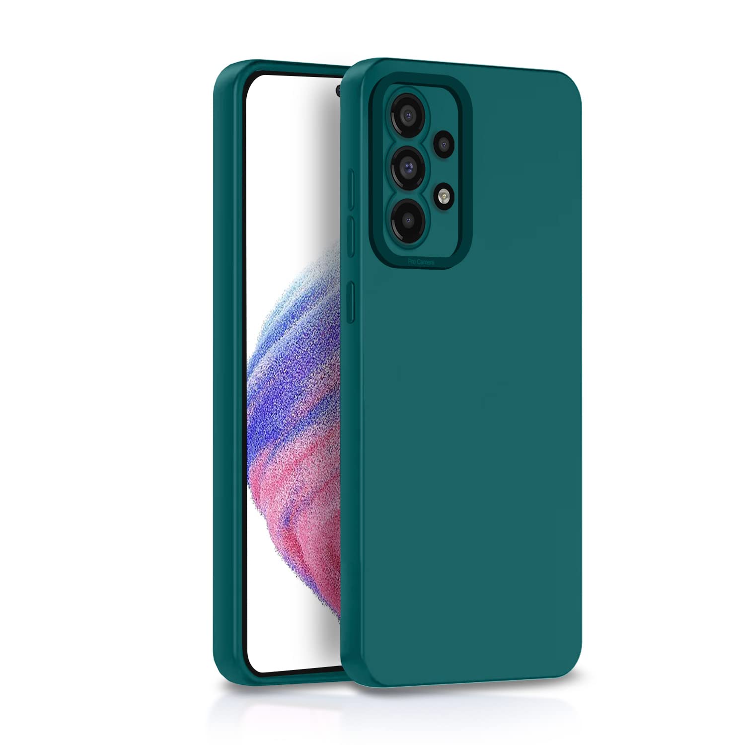 Pikkme Samsung Galaxy A53 5G Liquid Silicone Back Cover | Green