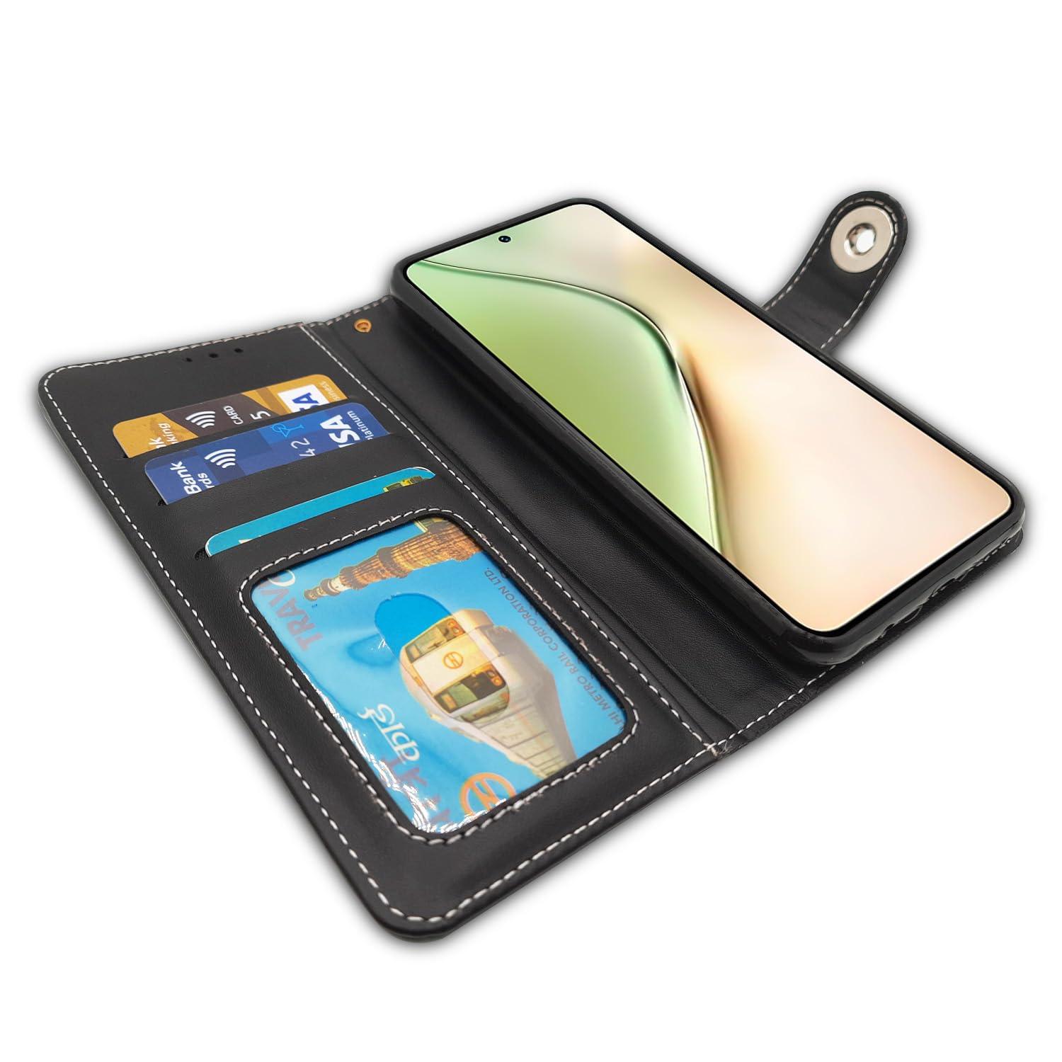Grey Pocket flip case for Vivo Y200 5G – Pikkme – photo 4