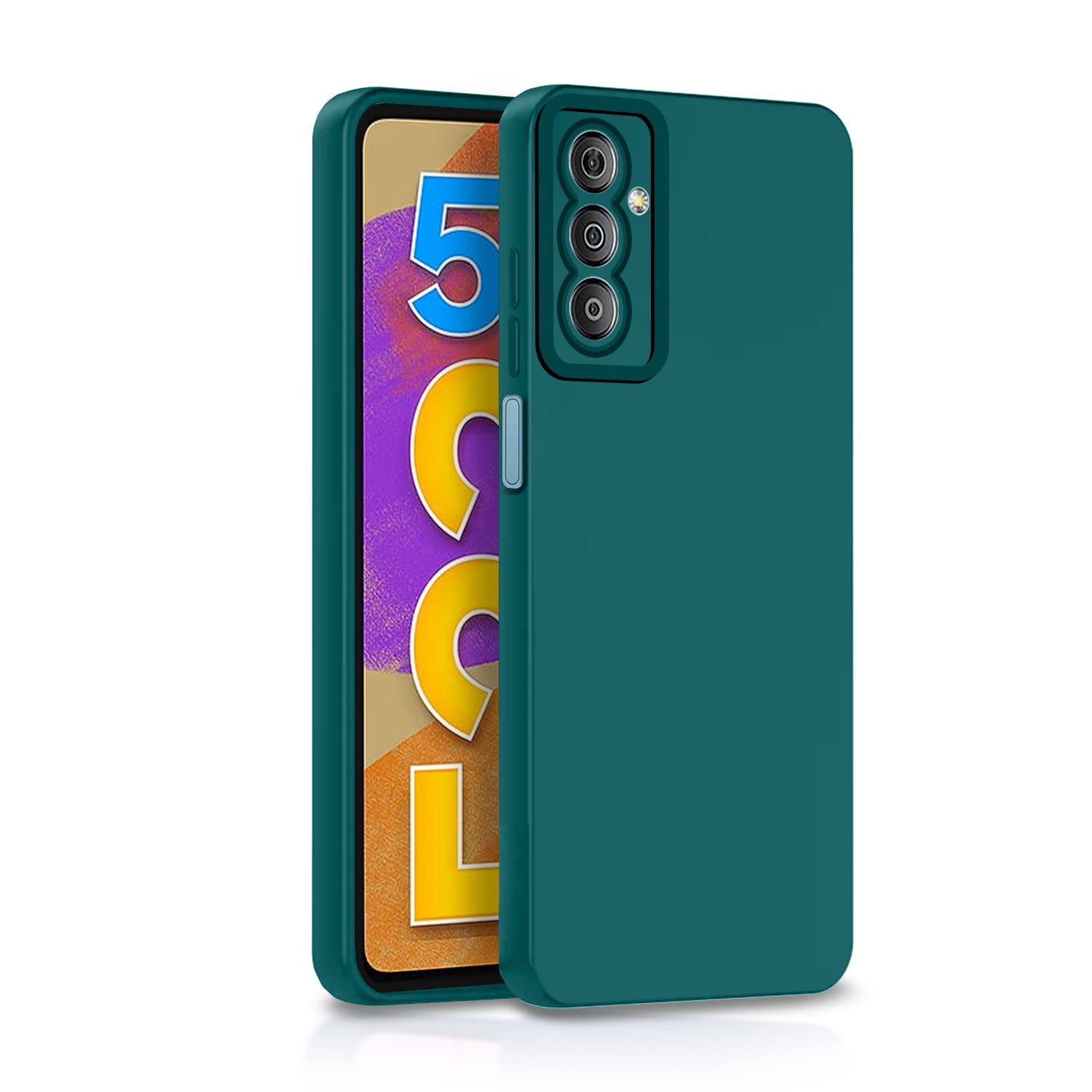 Pikkme Samsung Galaxy F23 5G LIquid Silicone Back Cover | Green
