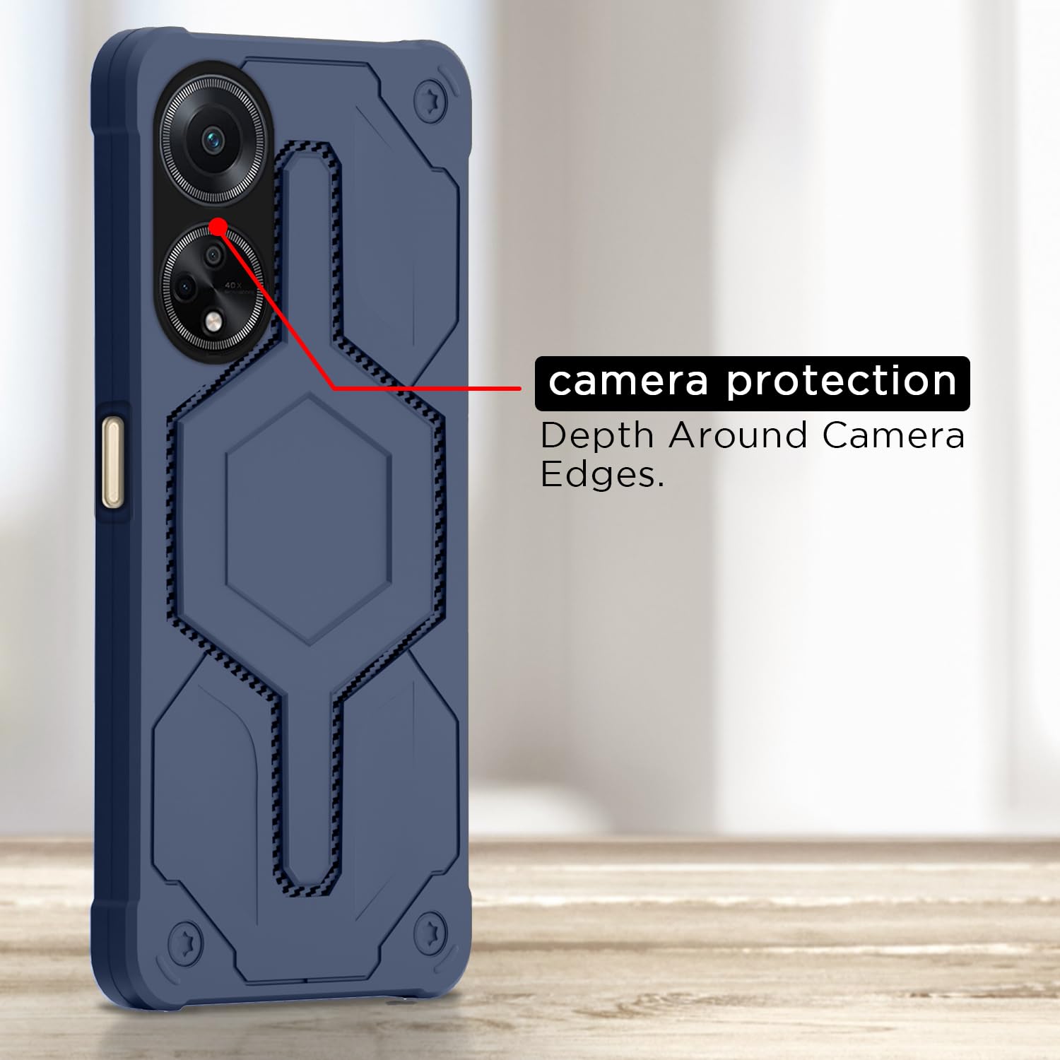 Pikkme Rugged Armed Back Cover