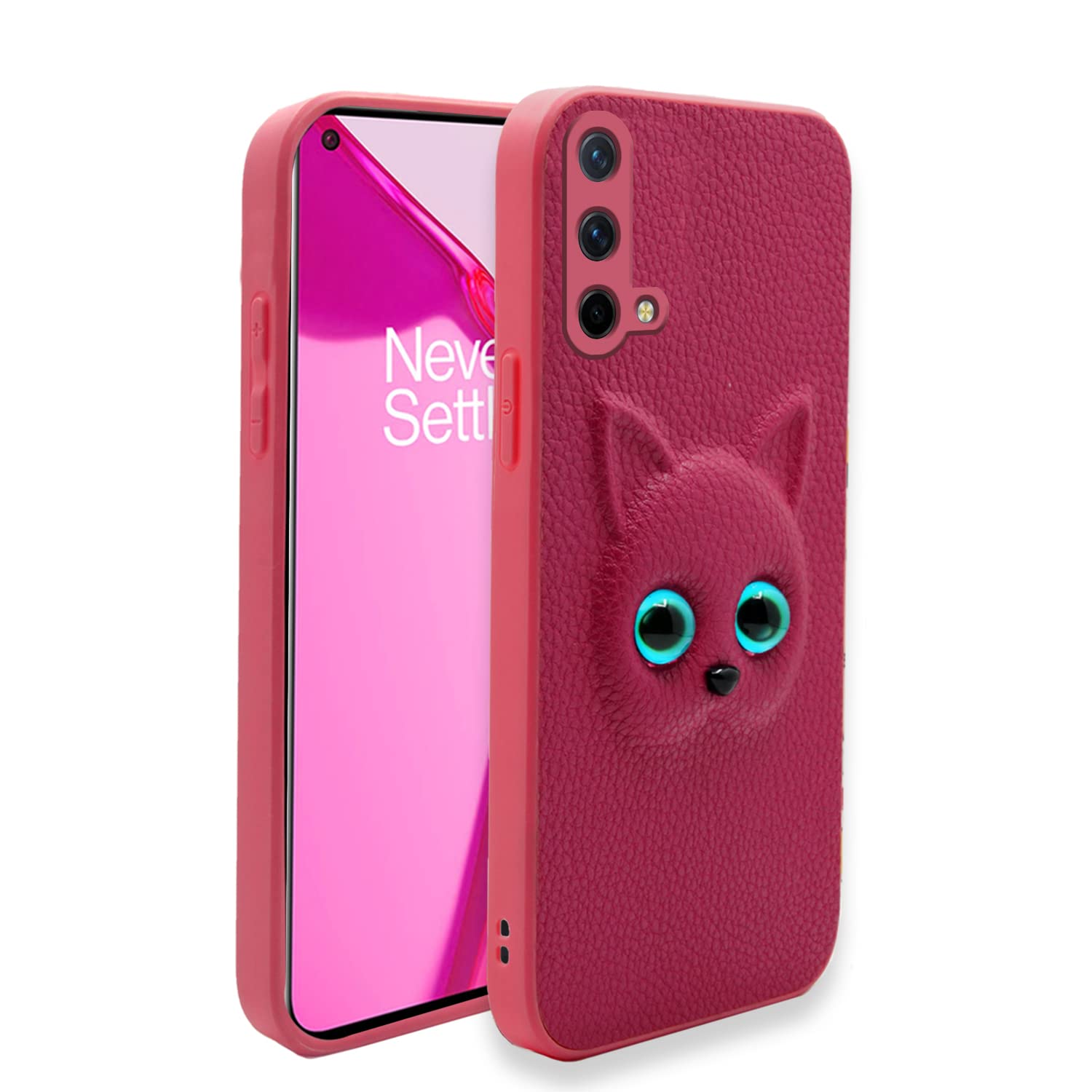 Pikkme OnePlus Nord Ce 5G Kitty Back Cover | Pink
