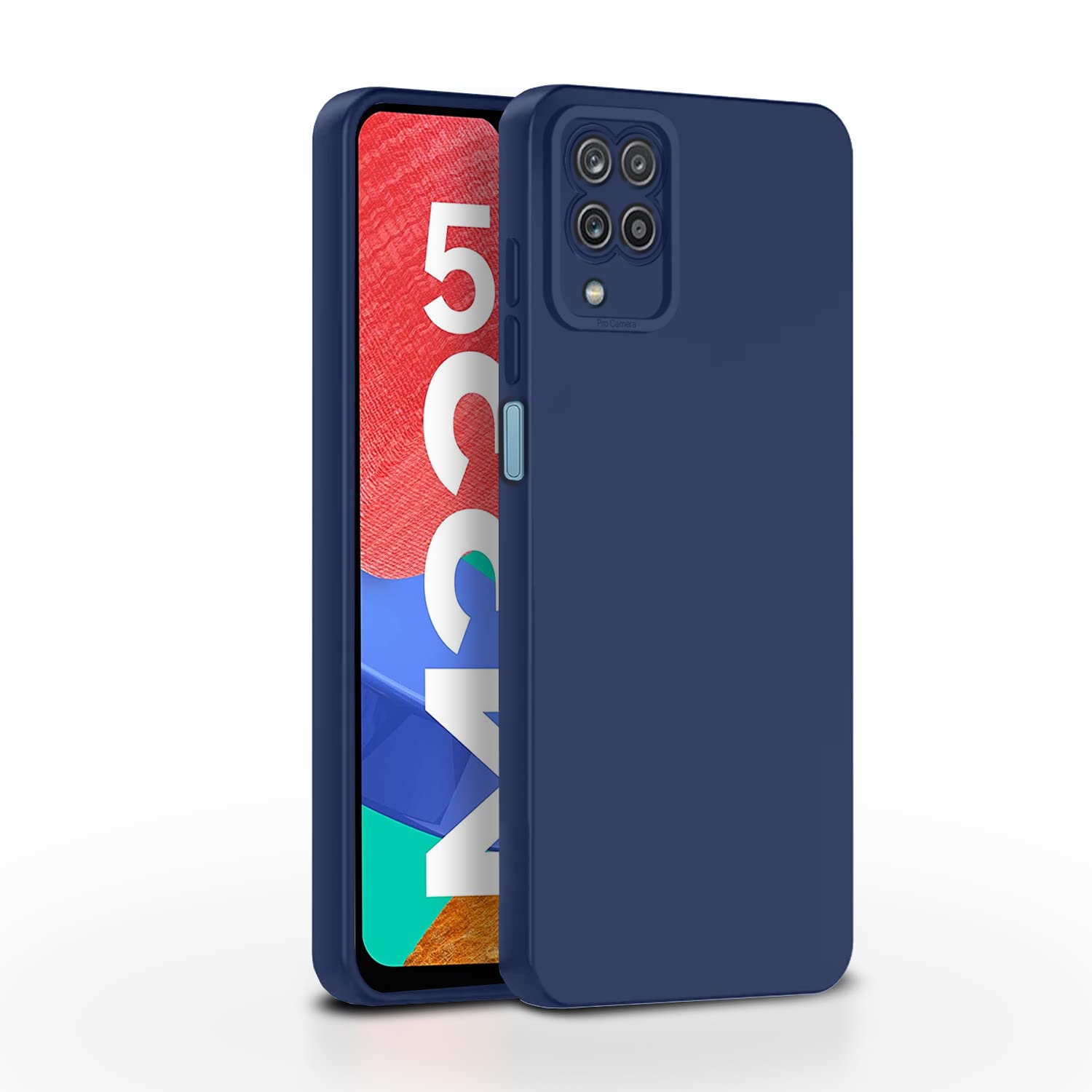 Pikkme Samsung Galaxy M33 5G Liquid Silicone Back Cover | Blue