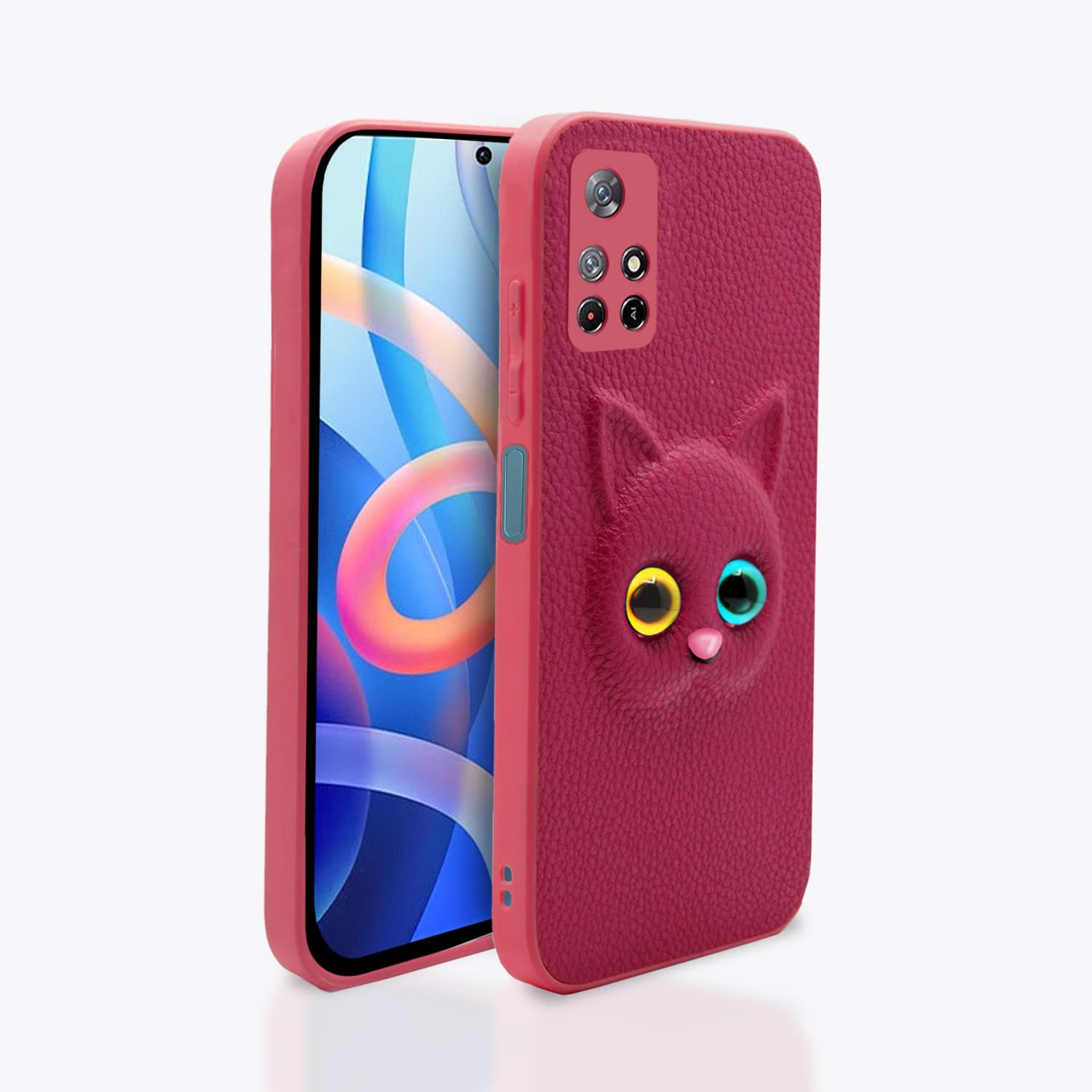 Pikkme pink back cover for Redmi Note 11T/Poco M4 Pro 5G