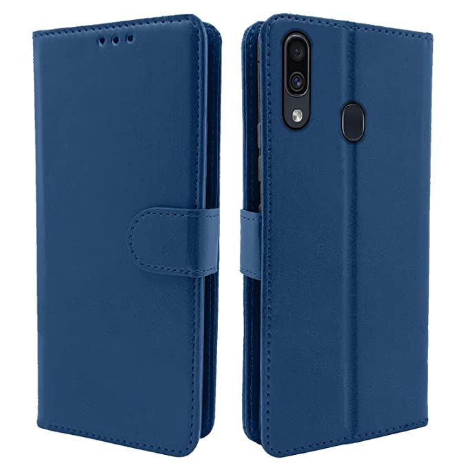 Pikkme Samsung Galaxy A30 / A20 / M10s Vintage Flip Cover | Blue