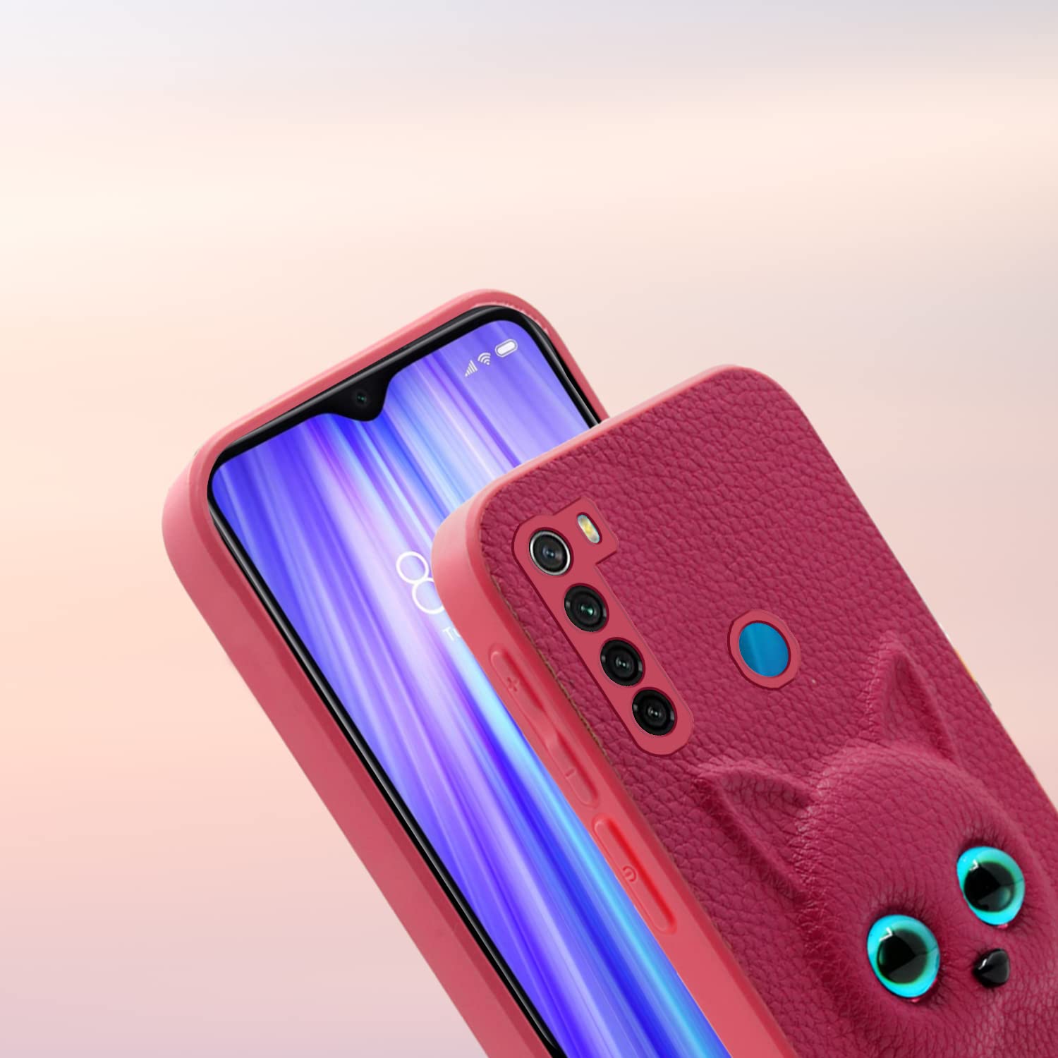 Pikkme Mi Redmi Note 8 Cat Case | Pink