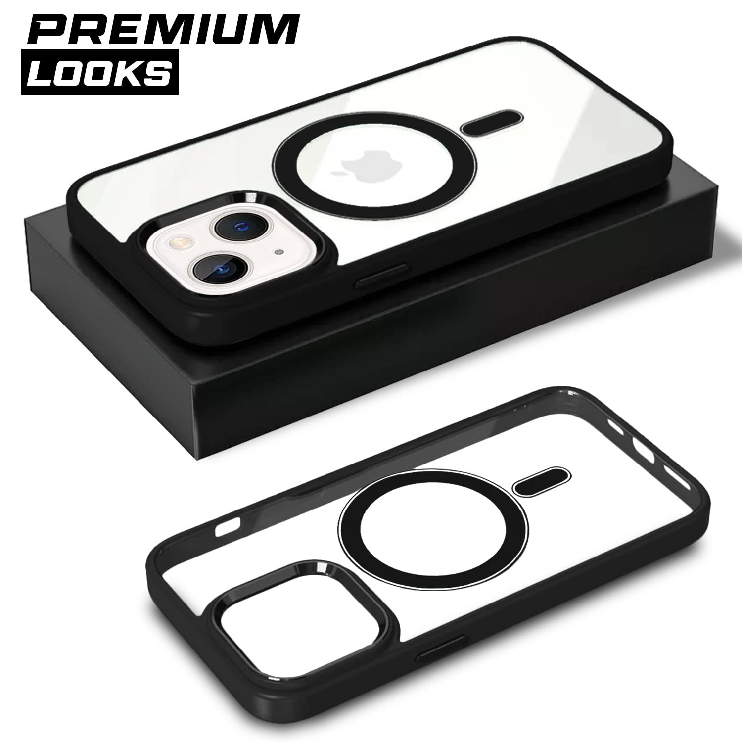 Pikkme iPhone 13 Magsafe Back Cover (Black)