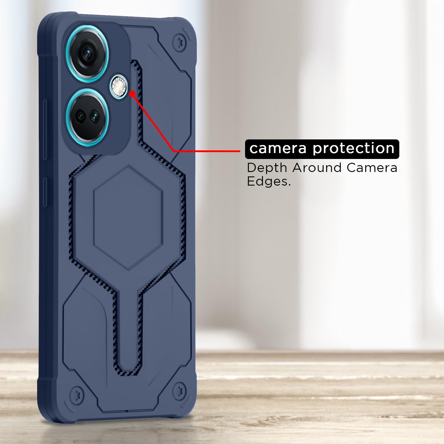 Pikkme Rugged Armed Back Cover
