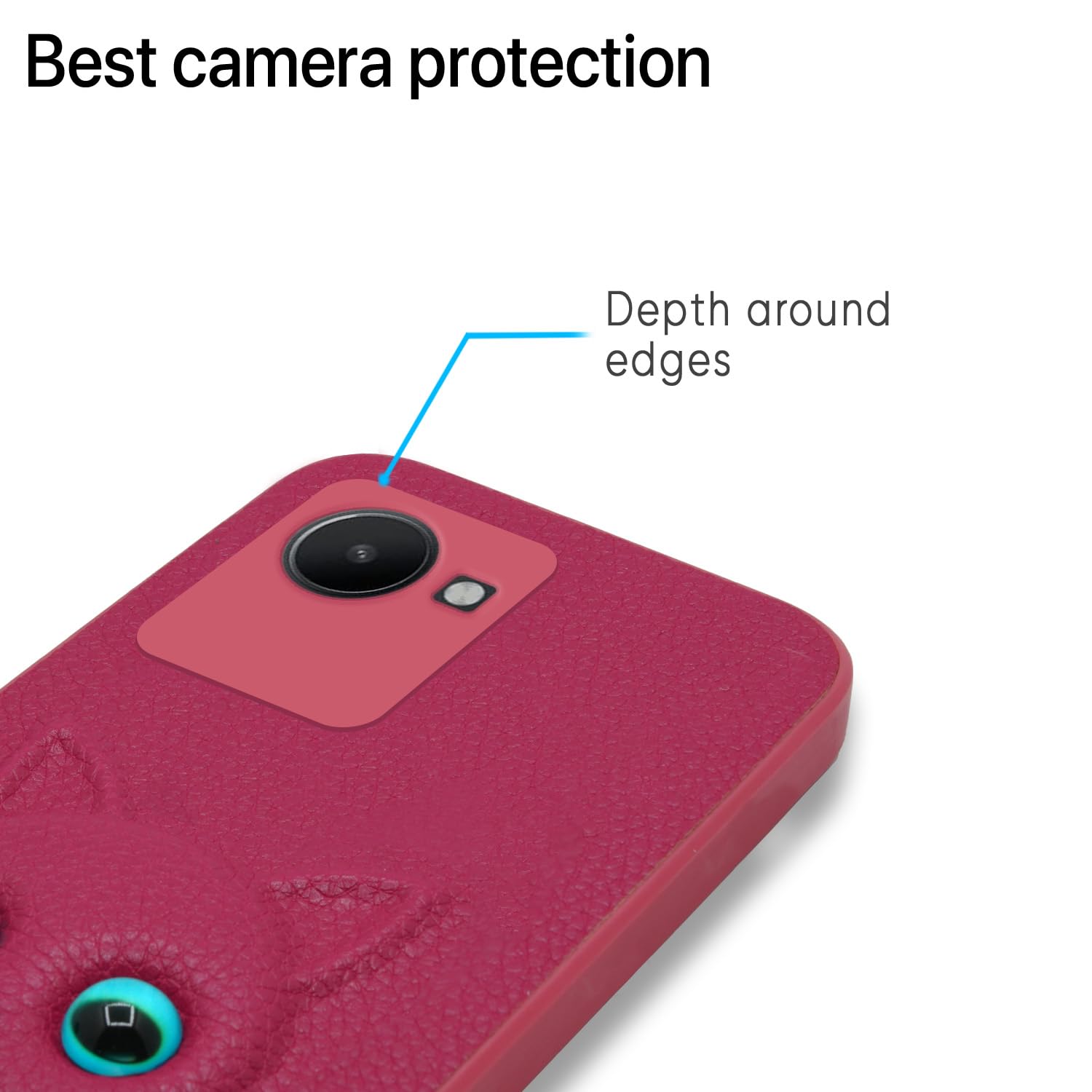 Pikkme Realme C30 Kitty Back Cover (Pink)