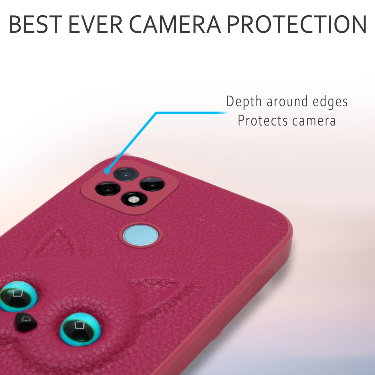 Pikkme Redmi 10A/9, Poco C31 pink mobile back cover – photo 4