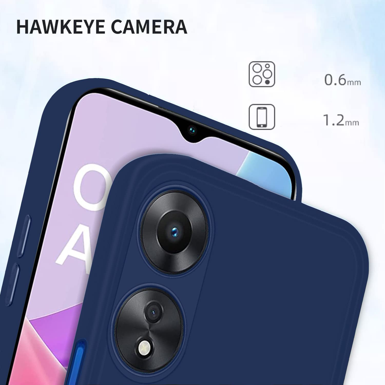 Pikkme Oppo A78 5G blue mobile cover – photo 5