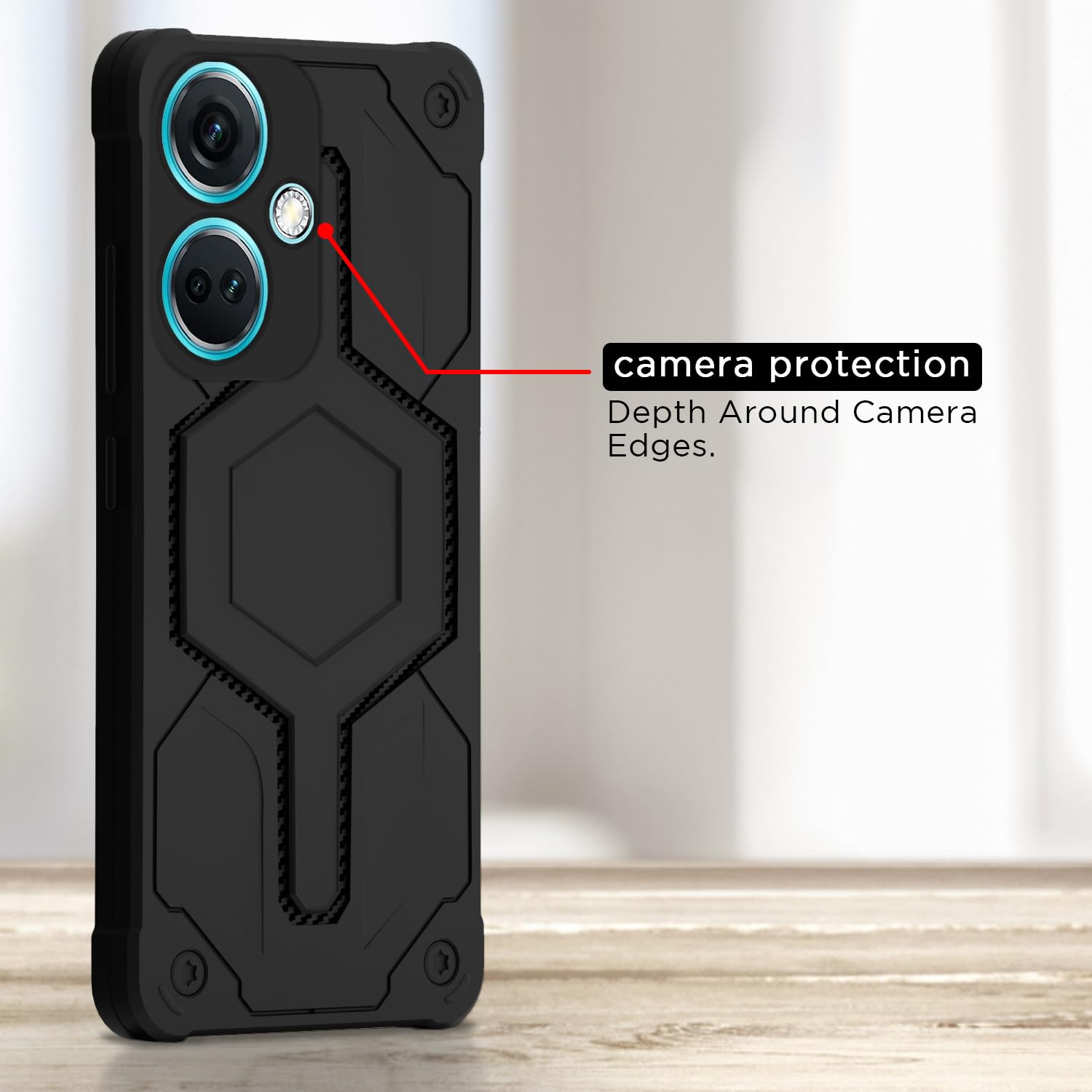 Pikkme Rugged Armed Back Cover