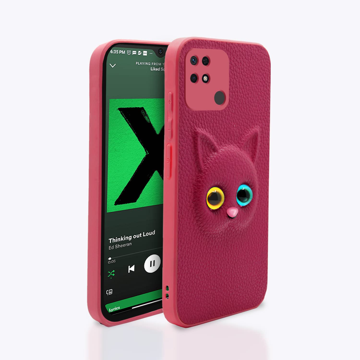 Pink Cat mobile back cover for Redmi 10/10 Power – Pikkme