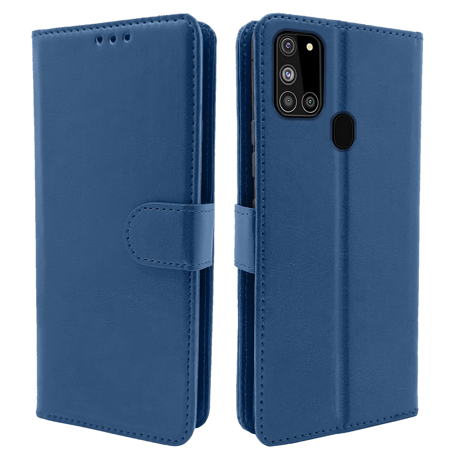 Pikkme Samsung Galaxy A21s Vintage Flip Cover | Blue