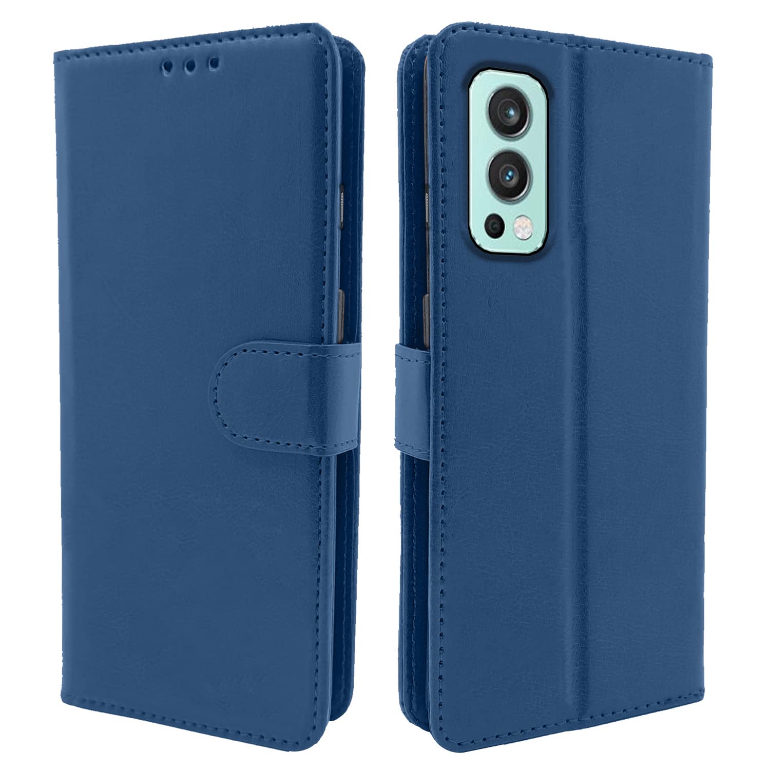 Pikkme OnePlus Nord 2 5G Vintage Flip Cover | Blue