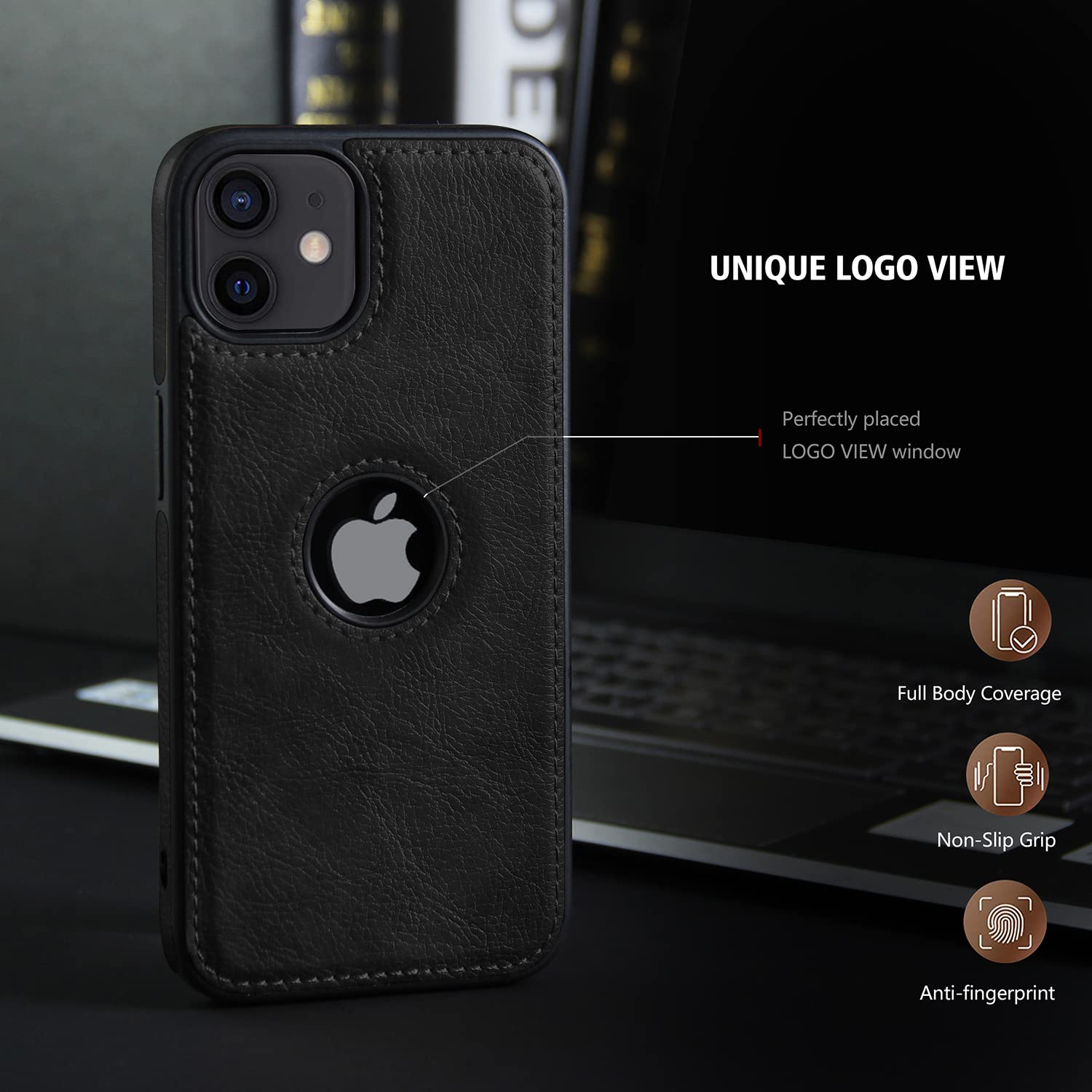 Pikkme iPhone 12/12 Pro black phone cover – photo 5