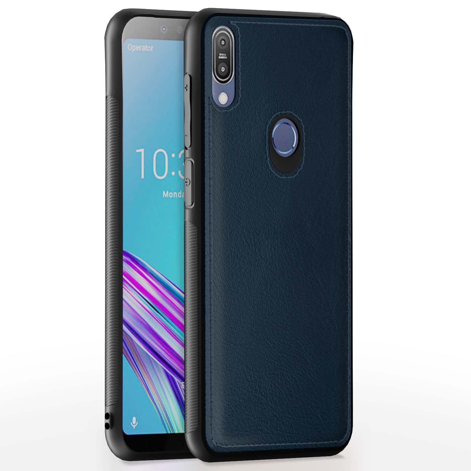 Pikkme Asus Zenfone Max Pro M1 Leather Back Cover | Blue