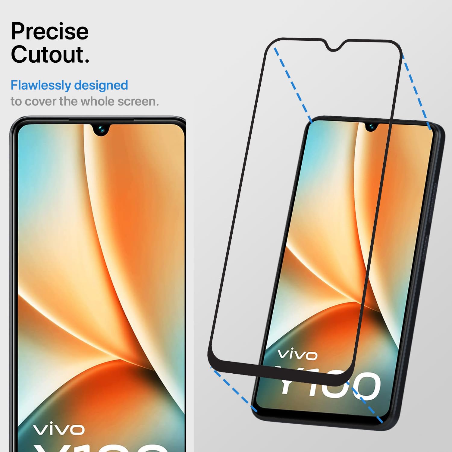 Tempered glass for Vivo Y100 5G – Pikkme – photo 2