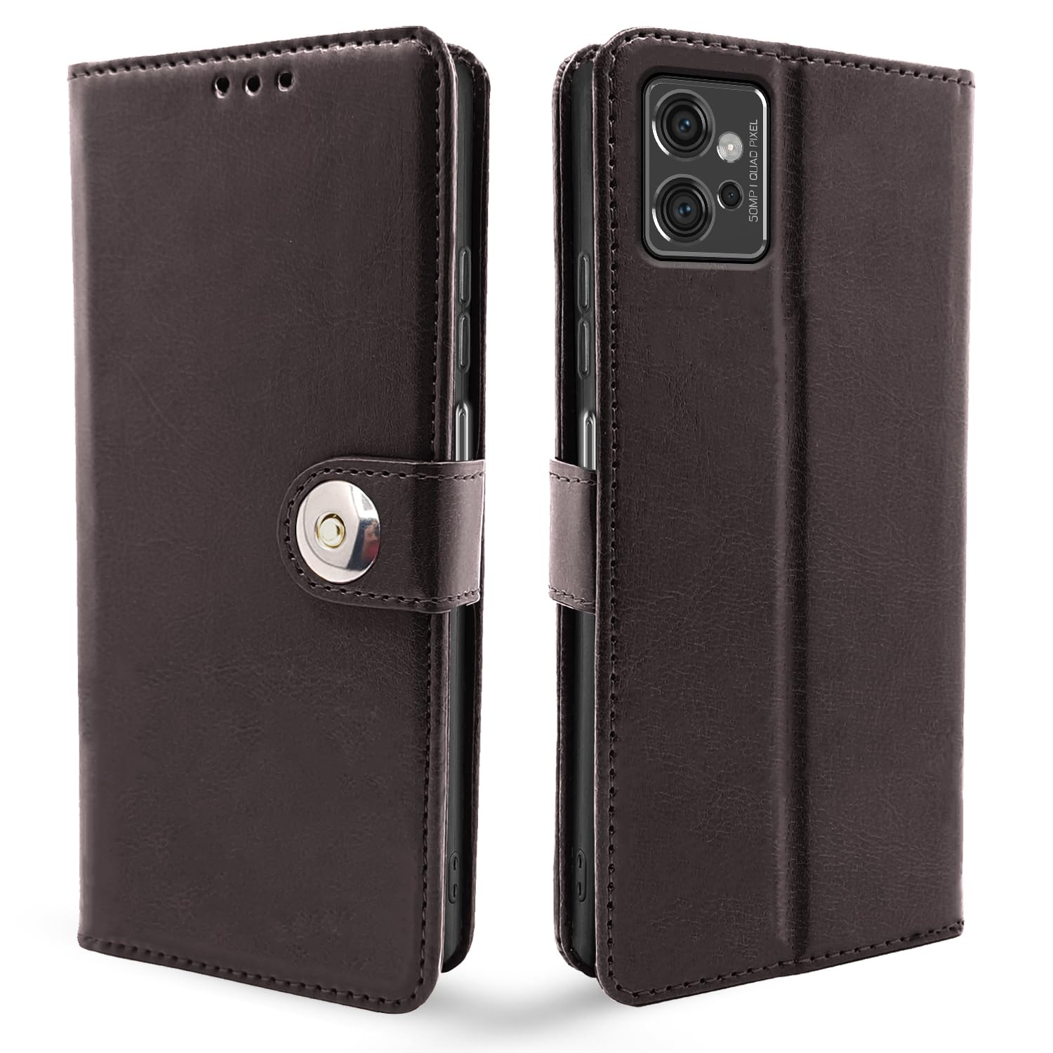 Pikkme coffee mobile flip cover for Moto G32