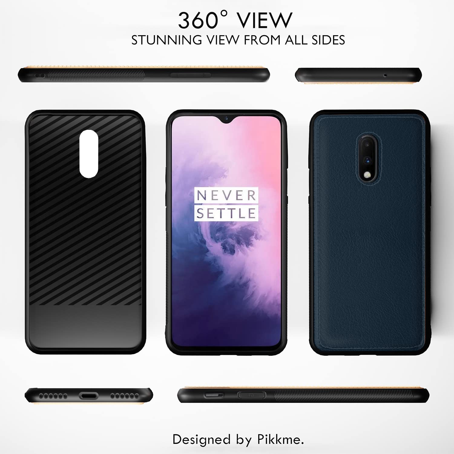 Blue mobile cover for OnePlus 7 – Pikkme – photo 3