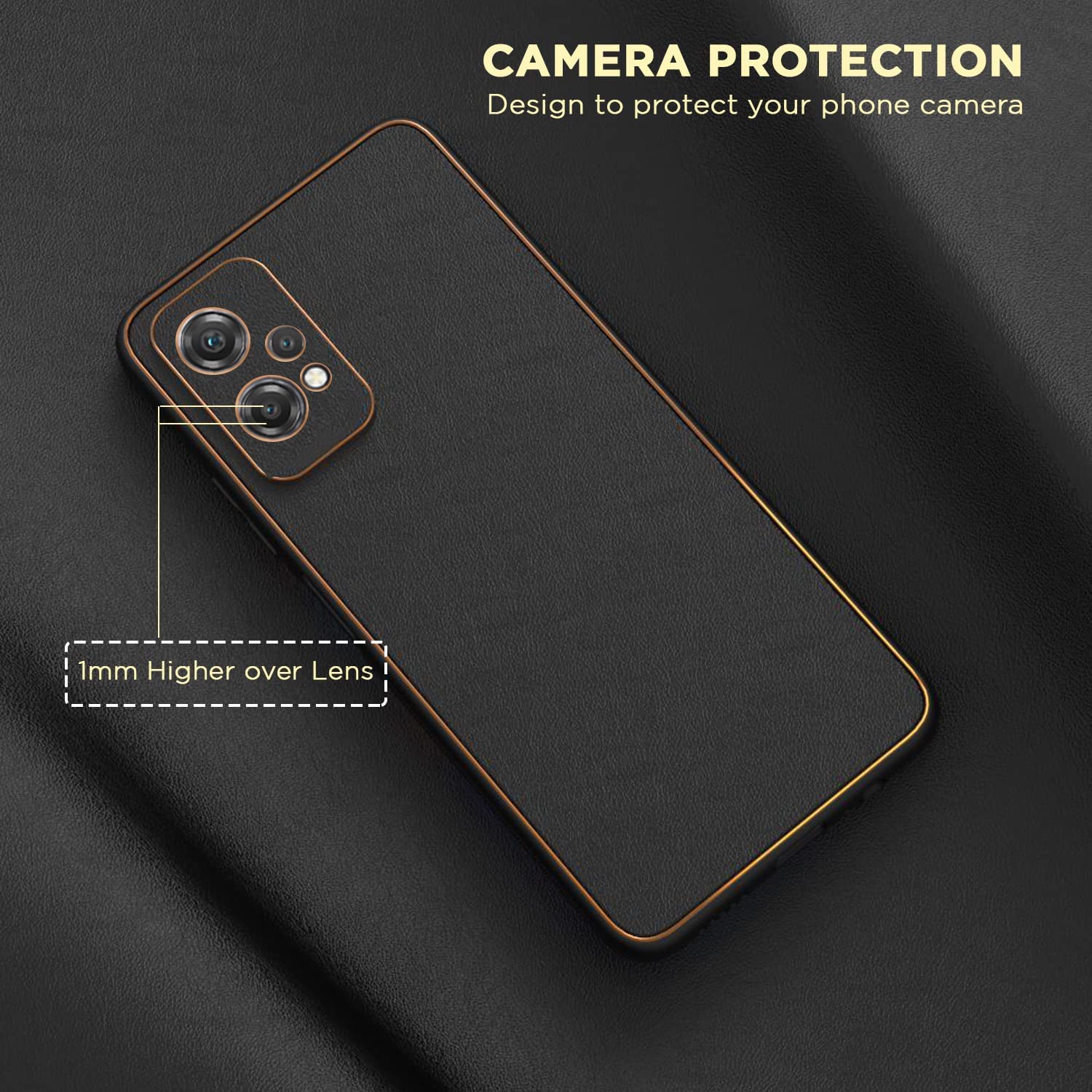 Pikkme OnePlus Nord CE 2 Lite 5G Leather Chrome Case