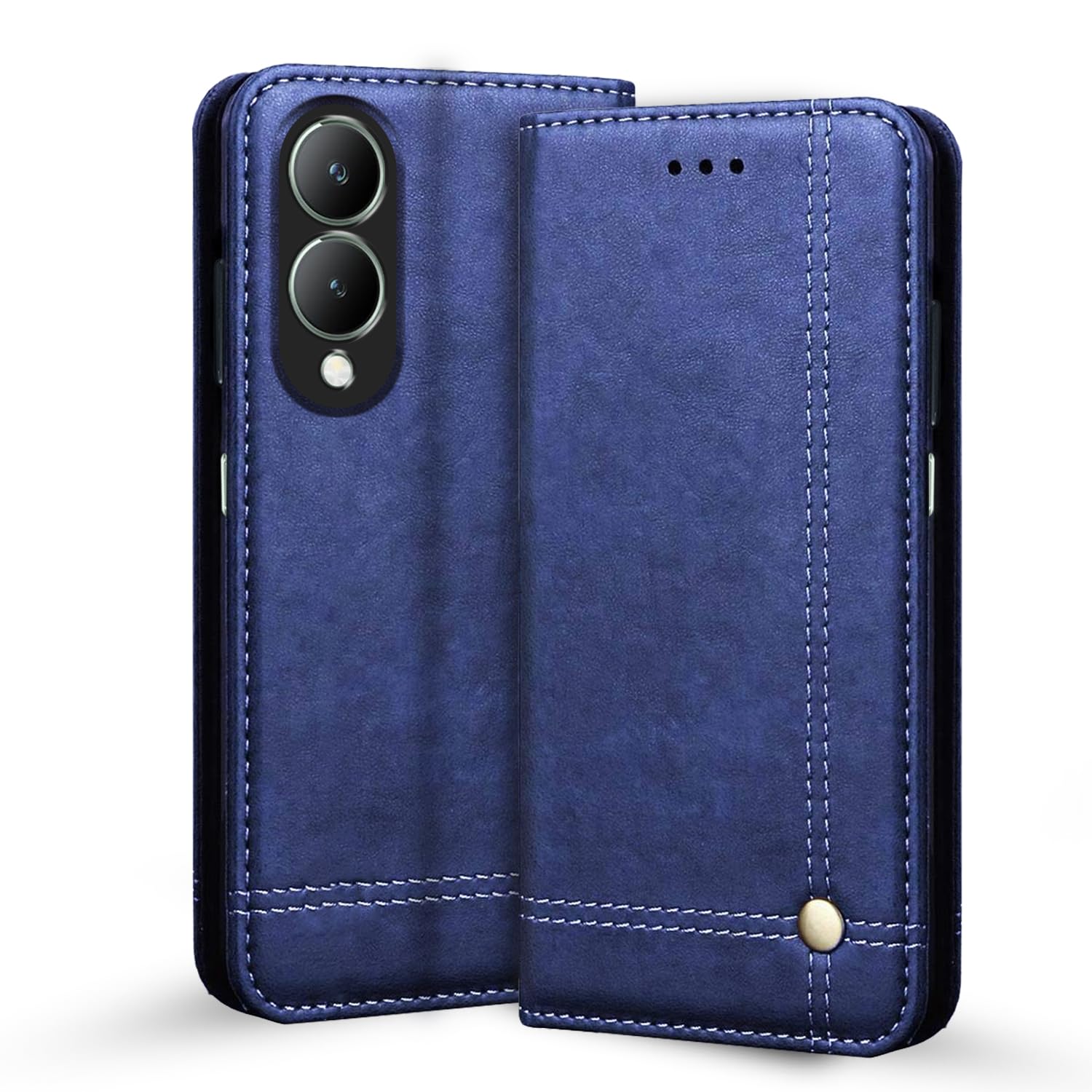 Blue flip cover for Vivo Y17s – Pikkme