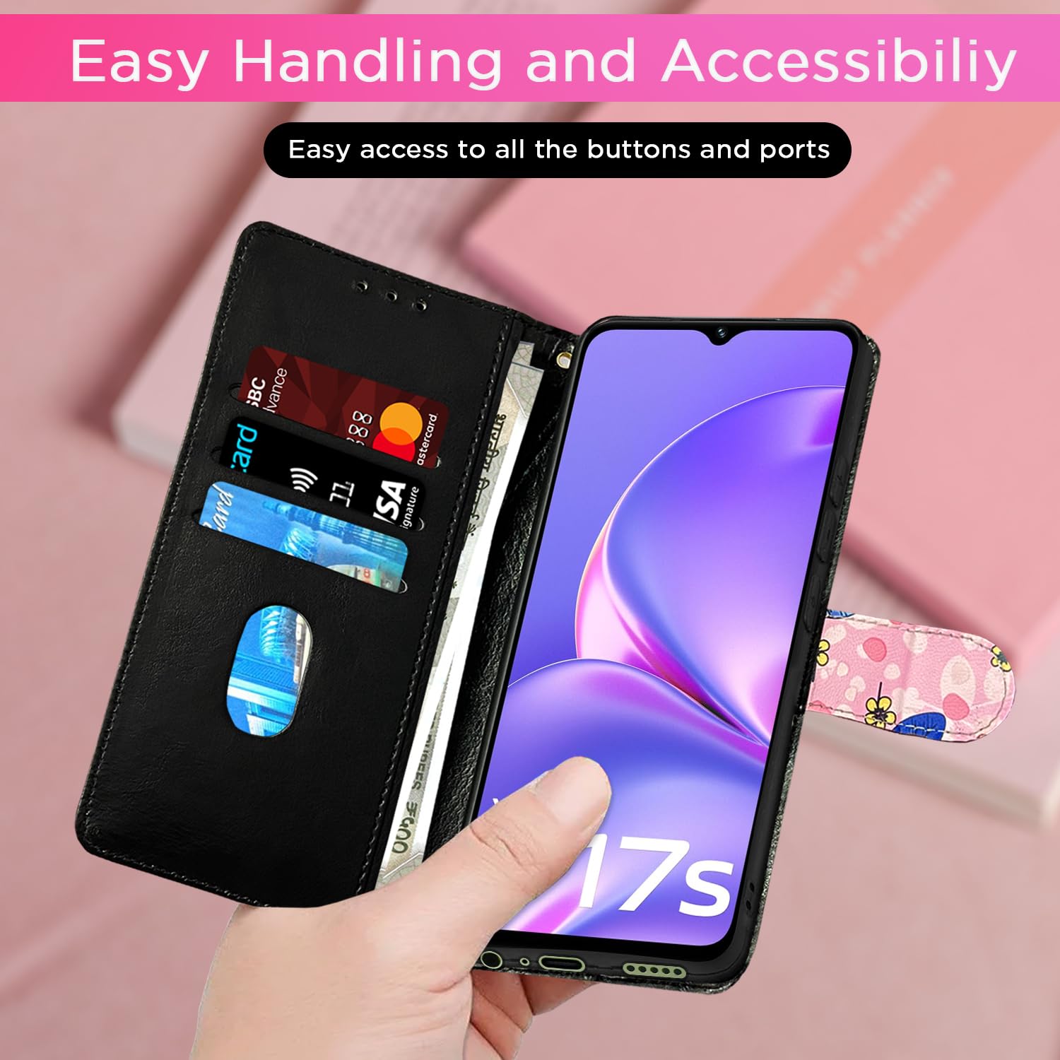 Pikkme Flower Flip Cover