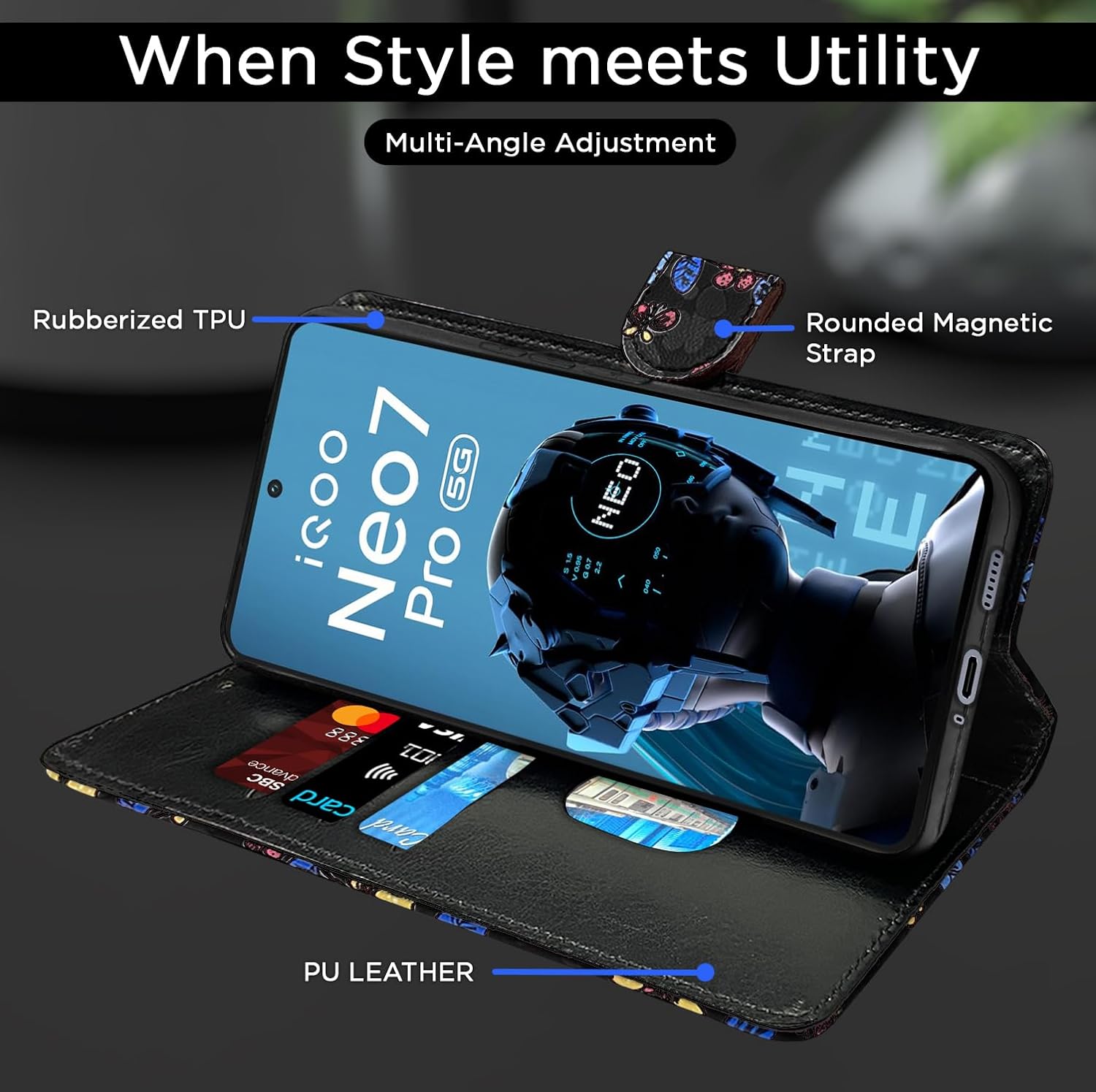 Pikkme Flower Flip Cover