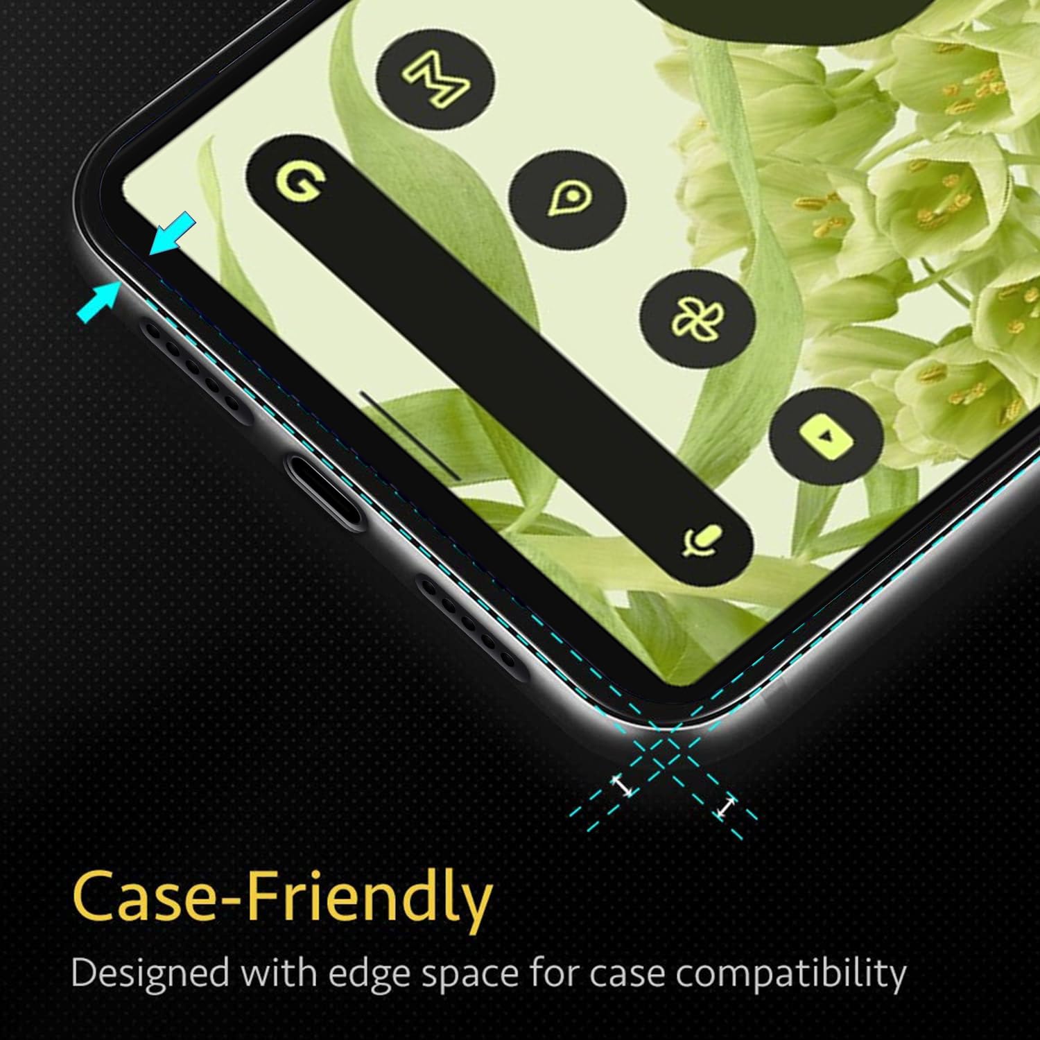 Tempered glass screen guard for Google Pixel 6 – Pikkme – photo 3