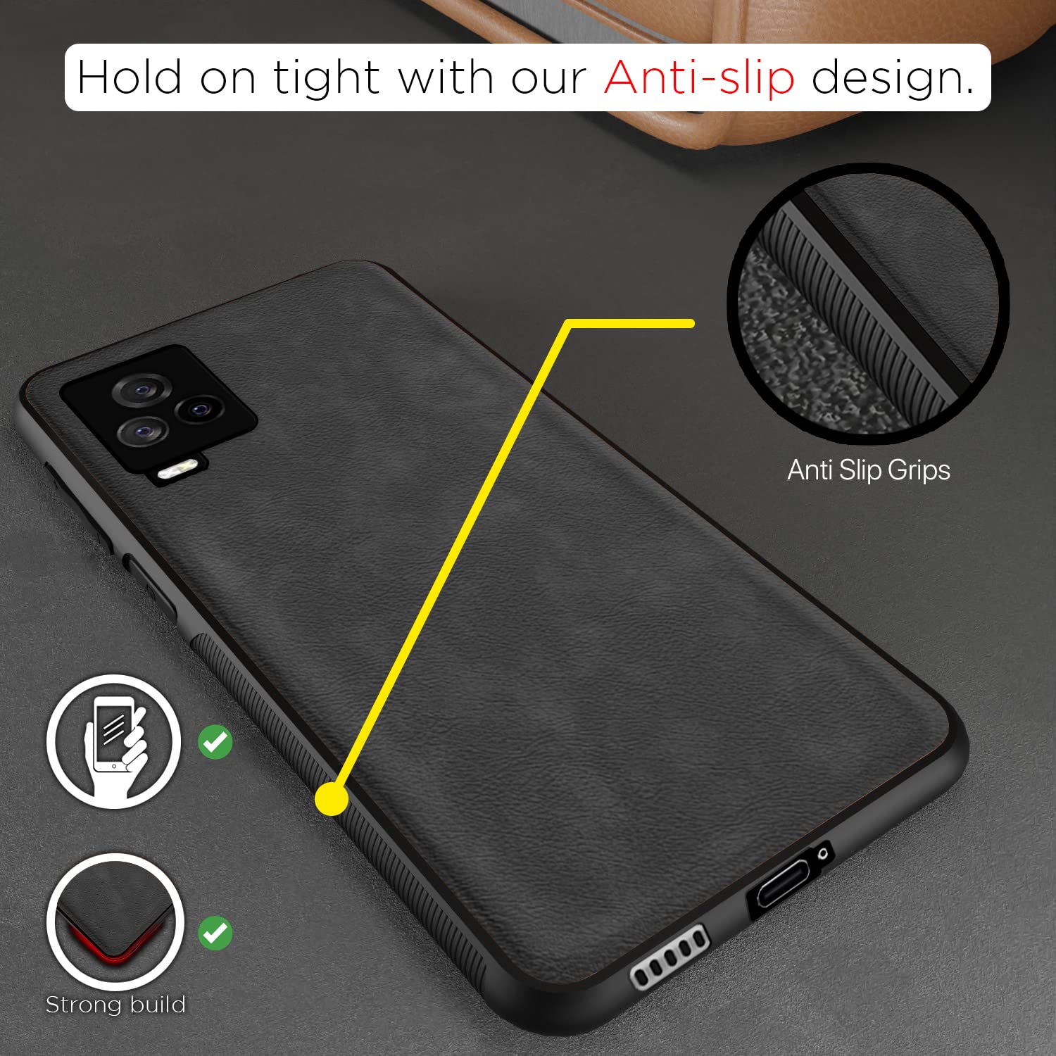 Pikkme Leather Back Cover