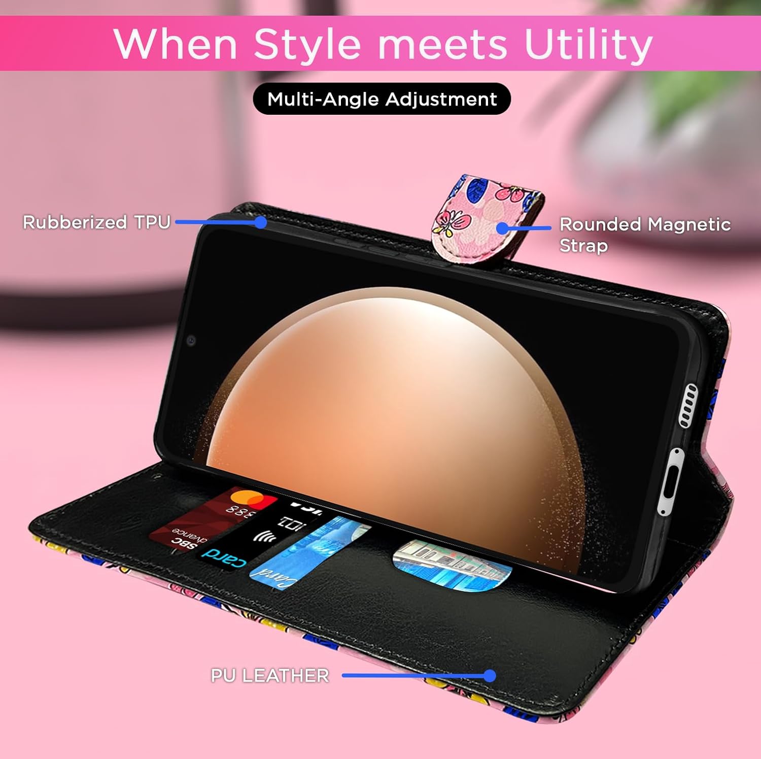 Pikkme Flower Flip Cover